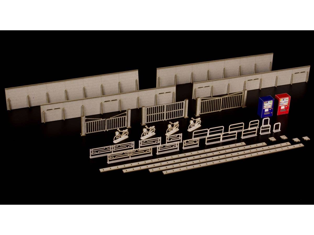 PLUM Town Corner Accessory Series Vol.1 1/80 Scale Paper Model Kit | 4582362386016