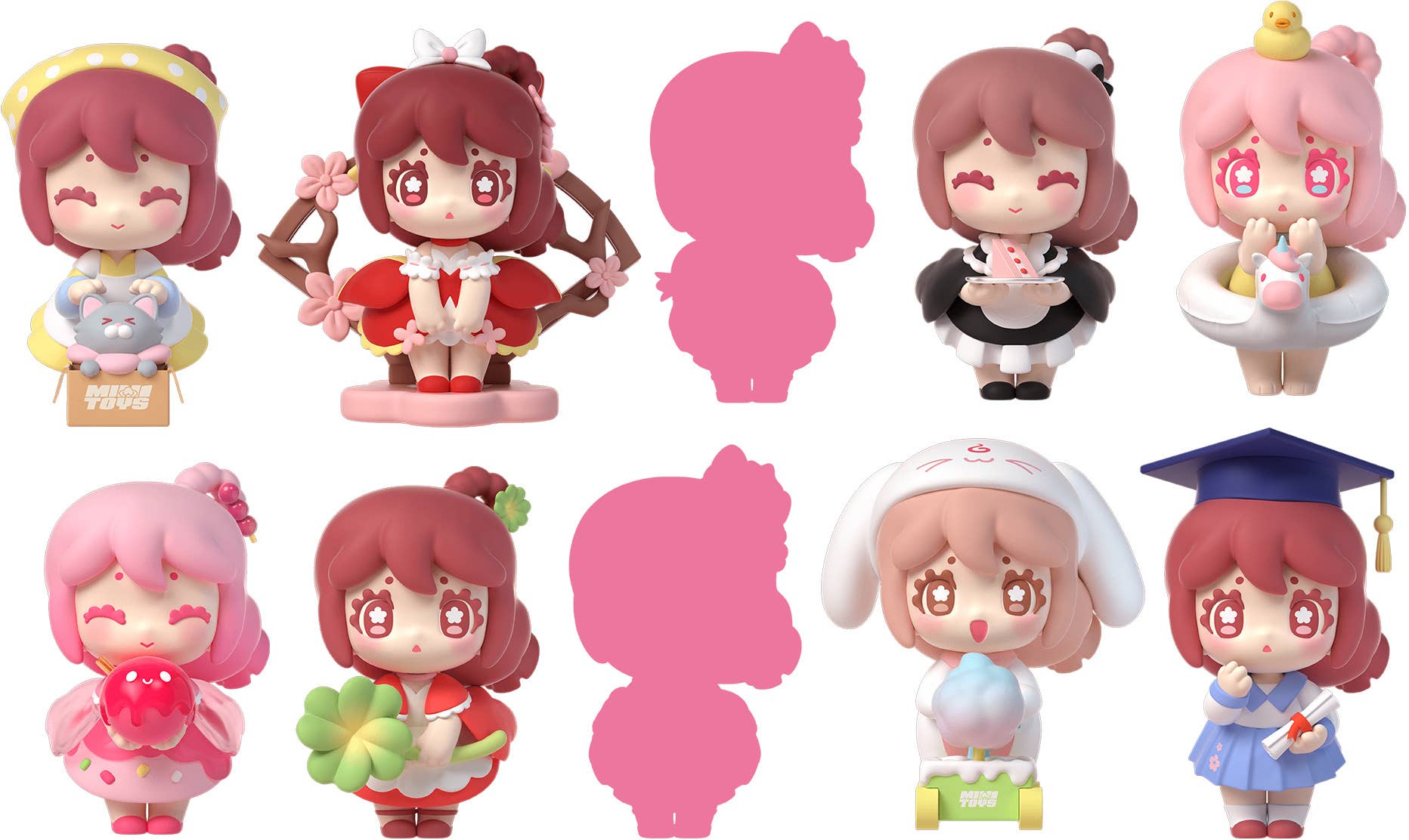 Shenzhen Mabell Animation Development Change Cherry blossom girl (1 Box with 10 Pieces) | 4582362386450
