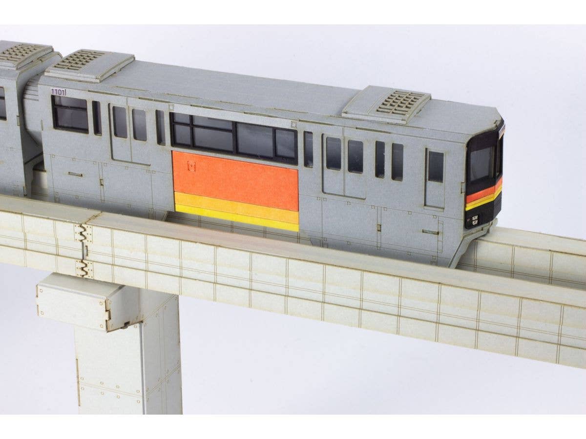 PMOA 1/150 Scale Tama Intercity Monorail Series 1000 Paper kit(2cars) | 4582362387686