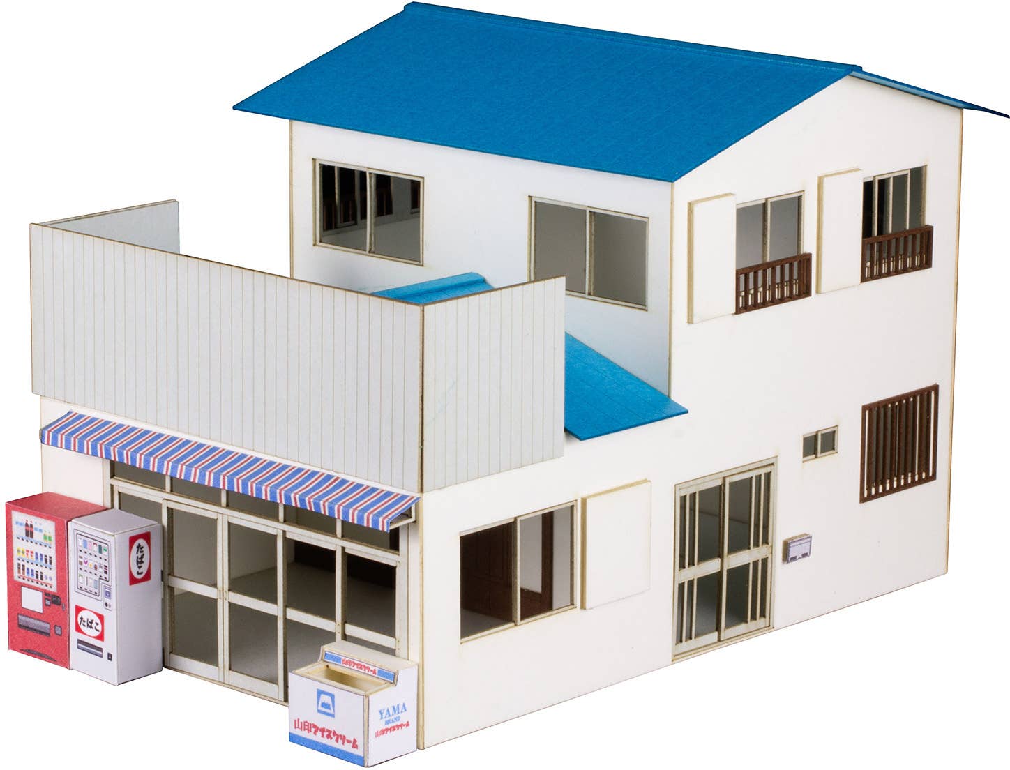 PMOA 1/80 Scale Paper kit Town Corner Accessory Series Store 「General Store」 | 4582362387969