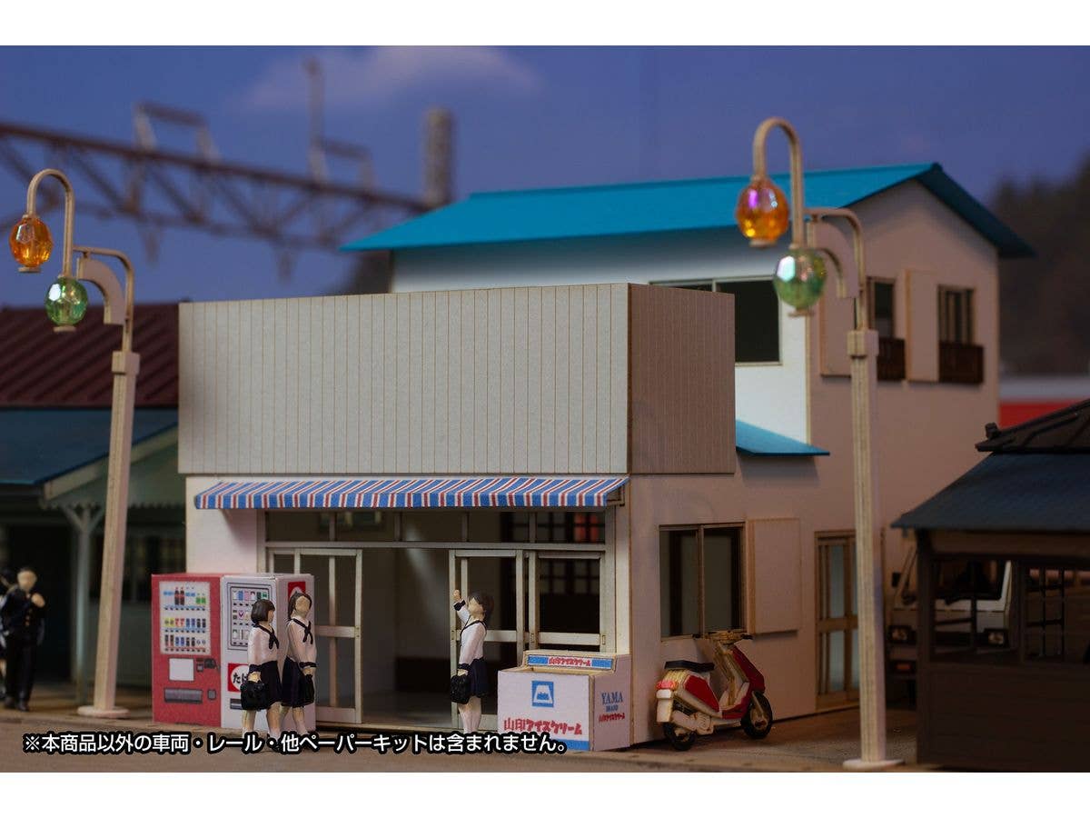 PMOA 1/80 Scale Paper kit Town Corner Accessory Series Store 「General Store」 | 4582362387969