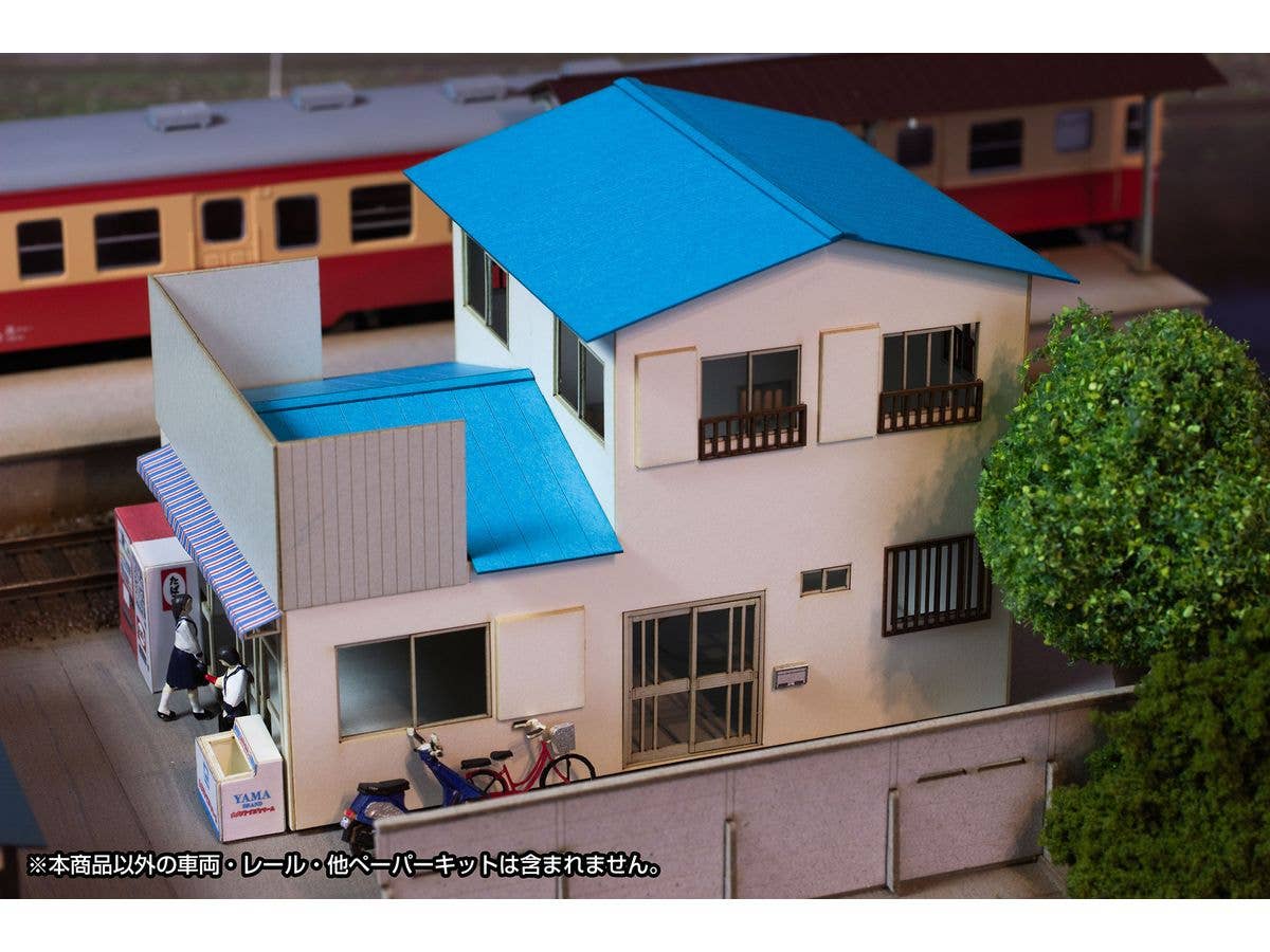 PMOA 1/80 Scale Paper kit Town Corner Accessory Series Store 「General Store」 | 4582362387969