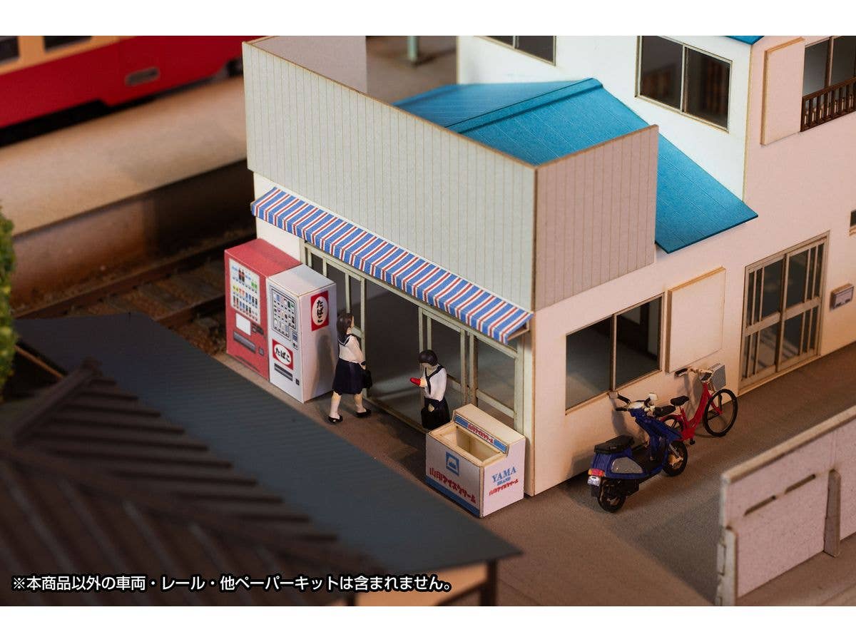 PMOA 1/80 Scale Paper kit Town Corner Accessory Series Store 「General Store」 | 4582362387969