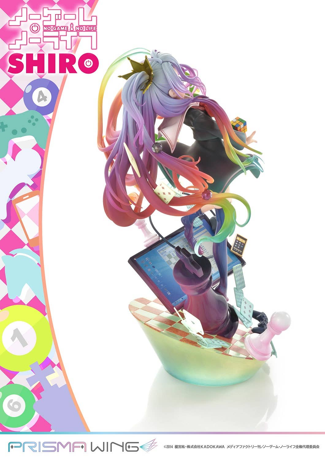 PRISMA WING NO GAME NO LIFE Shiro 1/7 Scale Pre-Painted Figure | 4580708040561