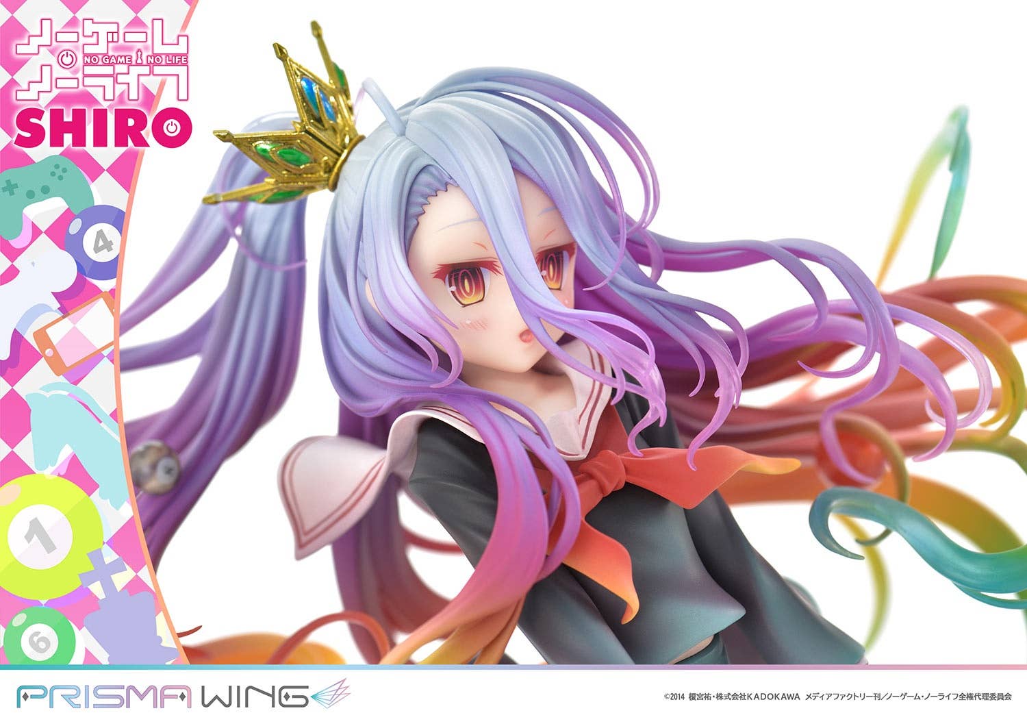 PRISMA WING NO GAME NO LIFE Shiro 1/7 Scale Pre-Painted Figure | 4580708040561