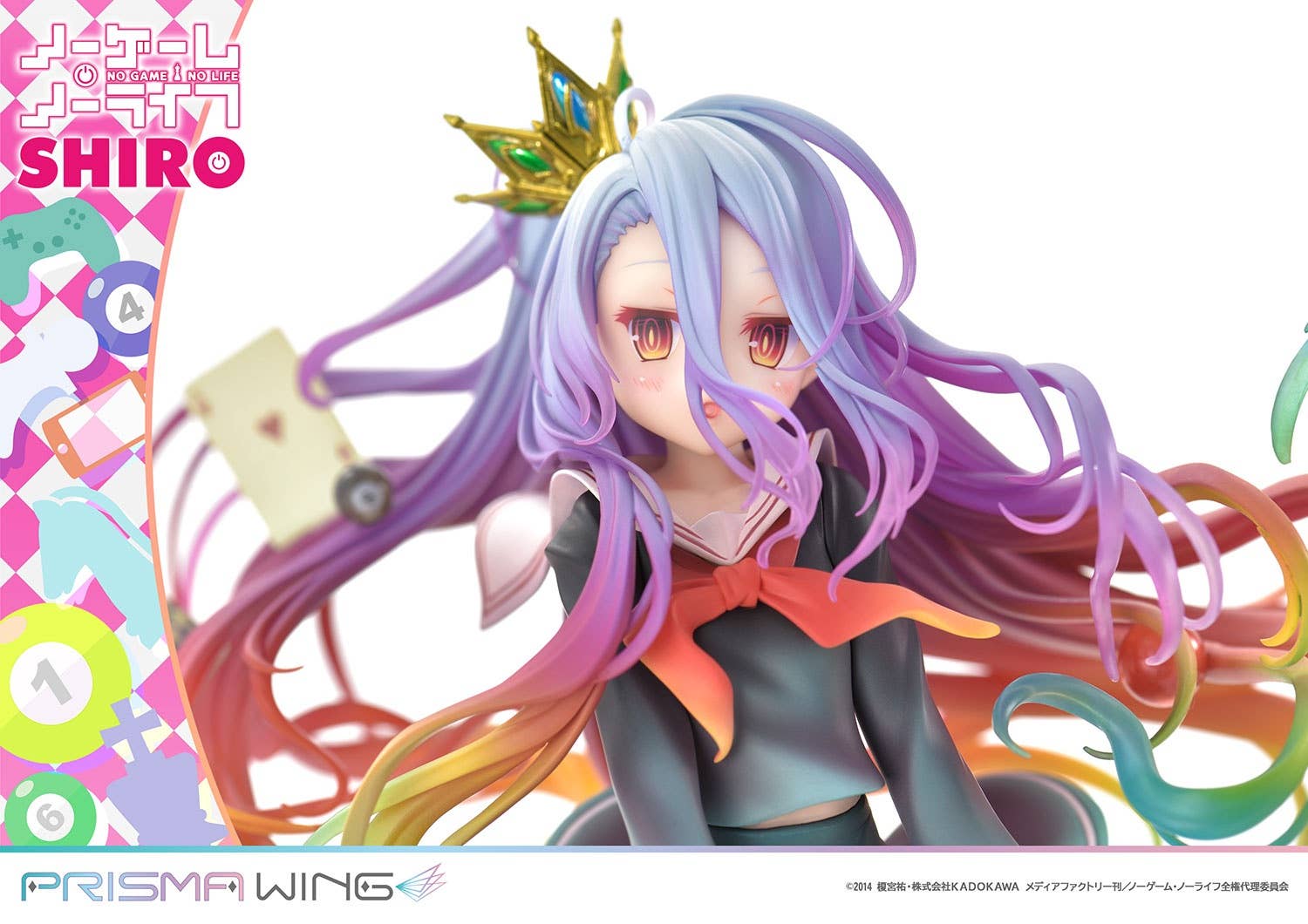 PRISMA WING NO GAME NO LIFE Shiro 1/7 Scale Pre-Painted Figure | 4580708040561