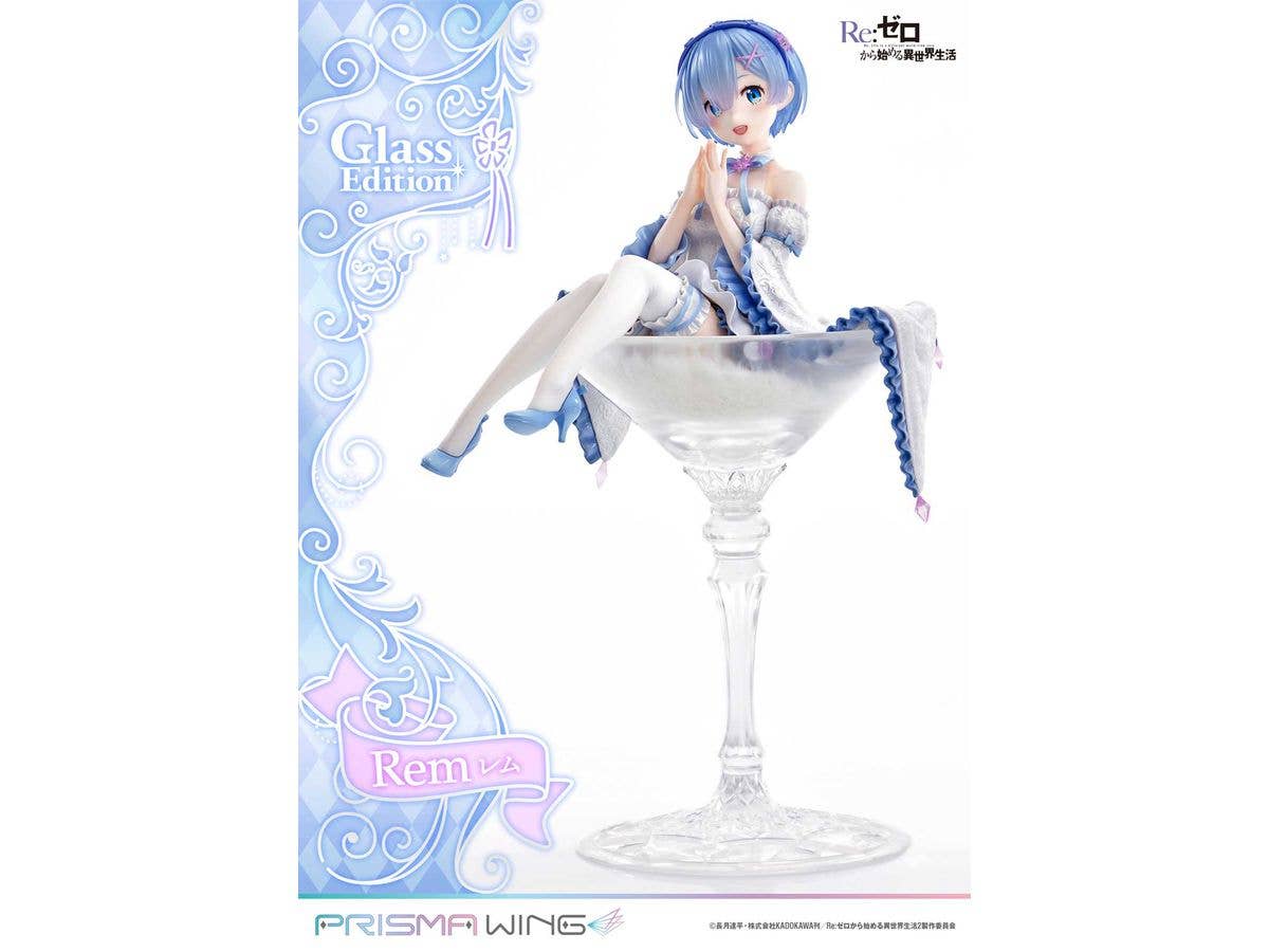 Prime 1 Studio PRISMA WING Re:ZERO -Starting Life in Another World- Rem Glass Edition 1/7 Scale Pre-Painted Figure | 4580708049502