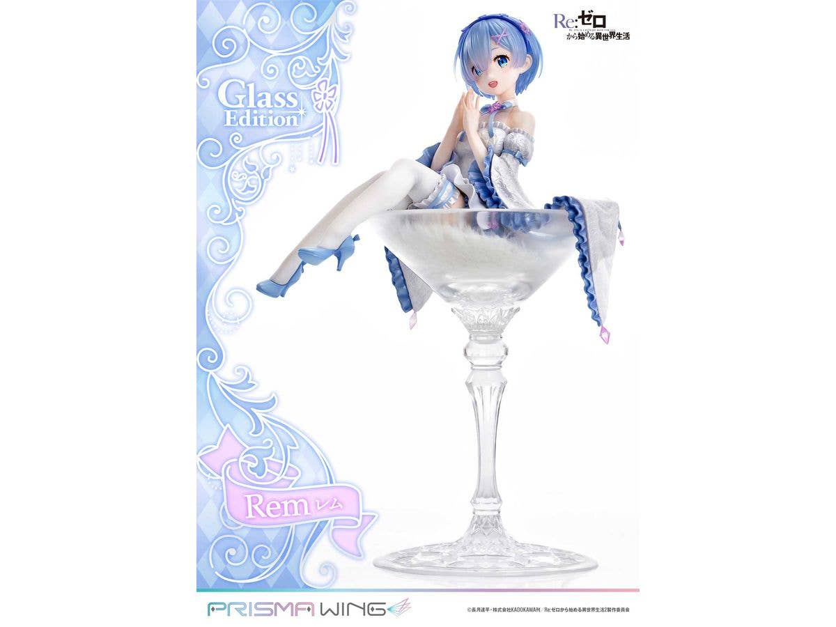 Prime 1 Studio PRISMA WING Re:ZERO -Starting Life in Another World- Rem Glass Edition 1/7 Scale Pre-Painted Figure | 4580708049502
