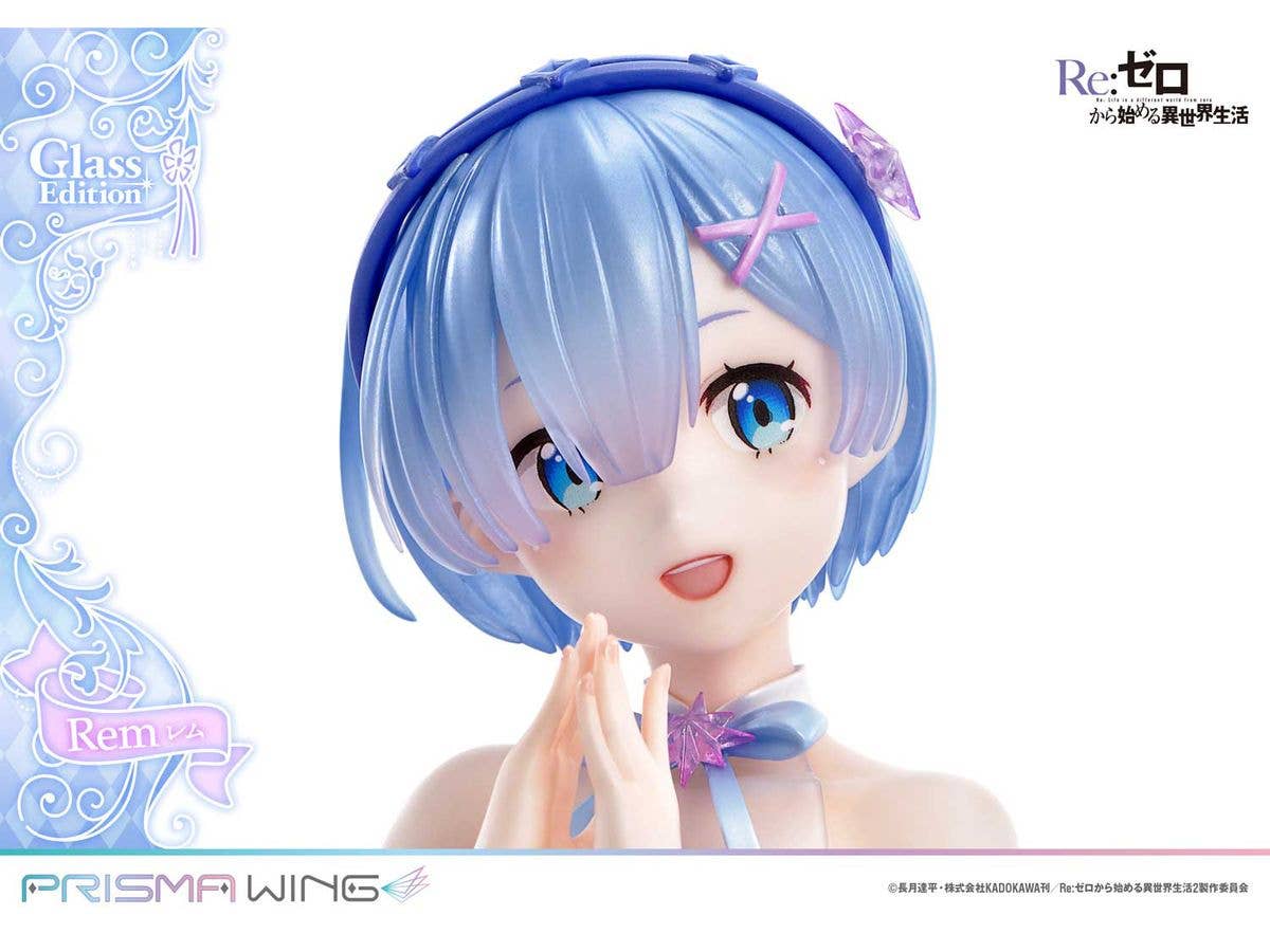 Prime 1 Studio PRISMA WING Re:ZERO -Starting Life in Another World- Rem Glass Edition 1/7 Scale Pre-Painted Figure | 4580708049502