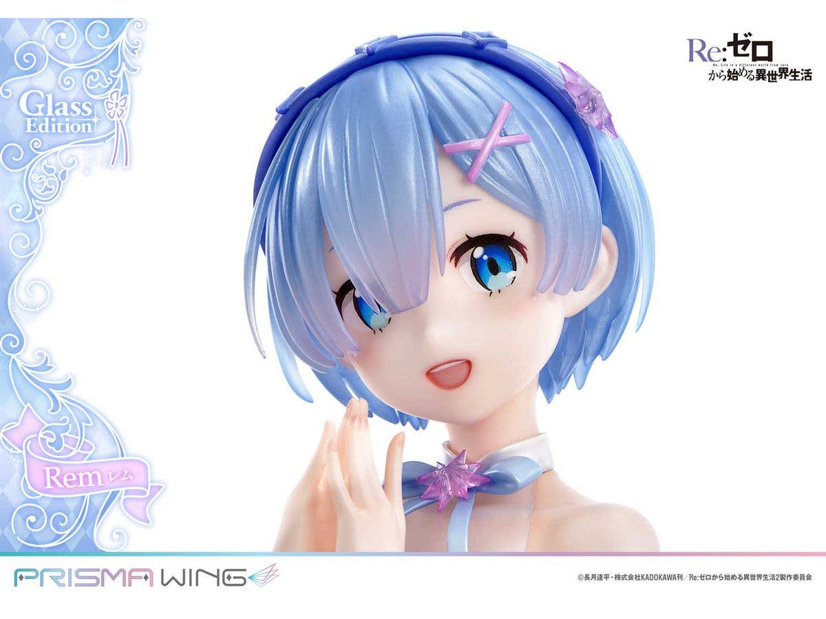 Prime 1 Studio PRISMA WING Re:ZERO -Starting Life in Another World- Rem Glass Edition 1/7 Scale Pre-Painted Figure | 4580708049502
