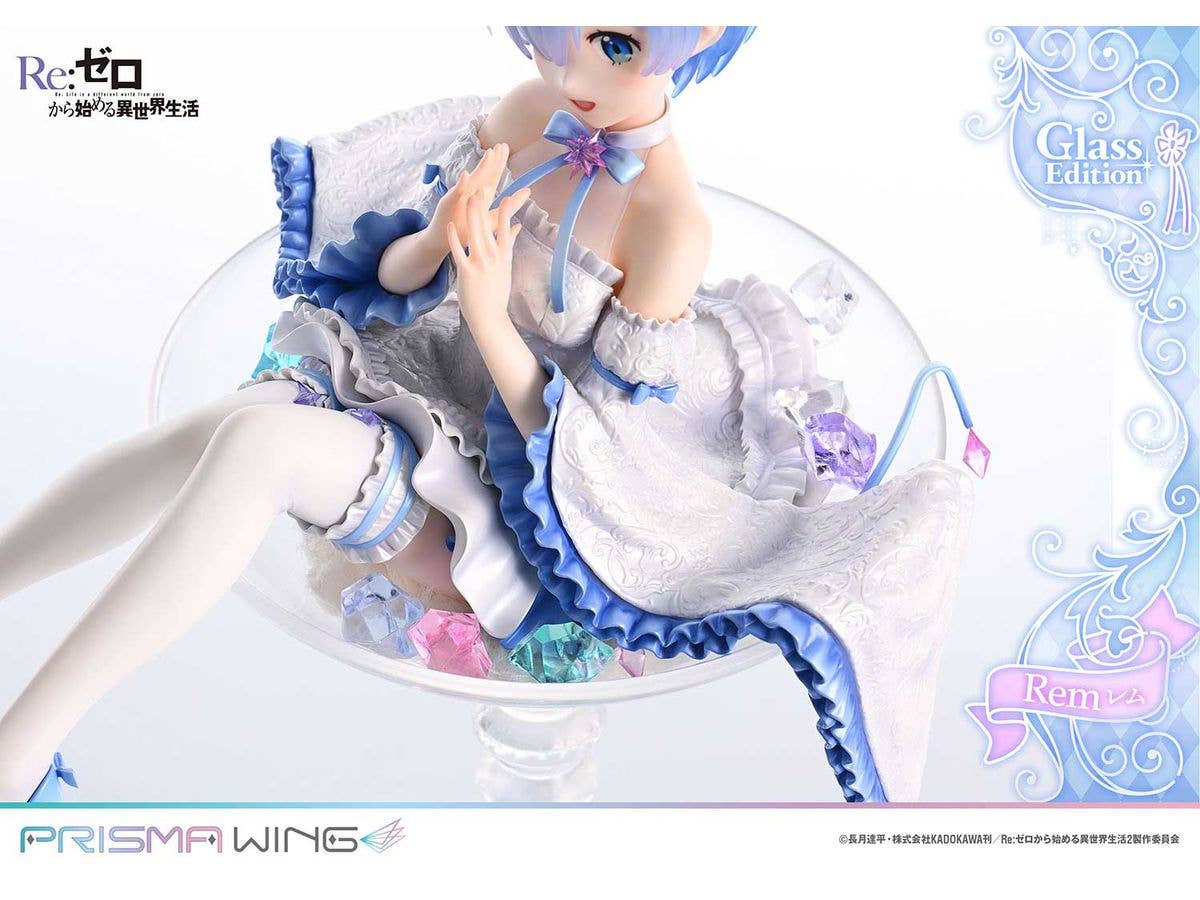 Prime 1 Studio PRISMA WING Re:ZERO -Starting Life in Another World- Rem Glass Edition 1/7 Scale Pre-Painted Figure | 4580708049502