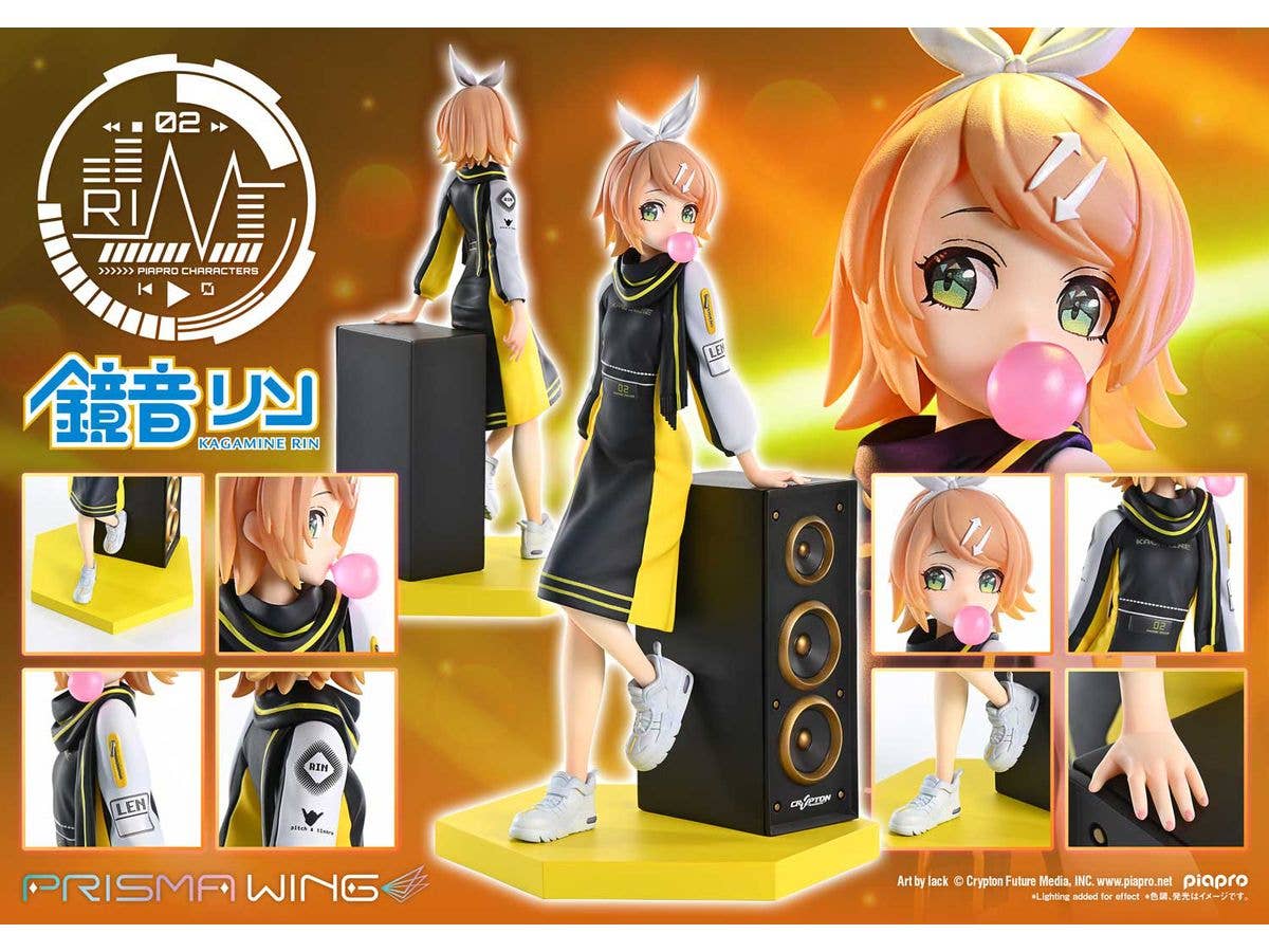 Prime 1 Studio PRISMA WING Piapro Characters Kagamine Rin "Art by lack" 1/7 Scale Pre-Painted Figure | 4582647120755