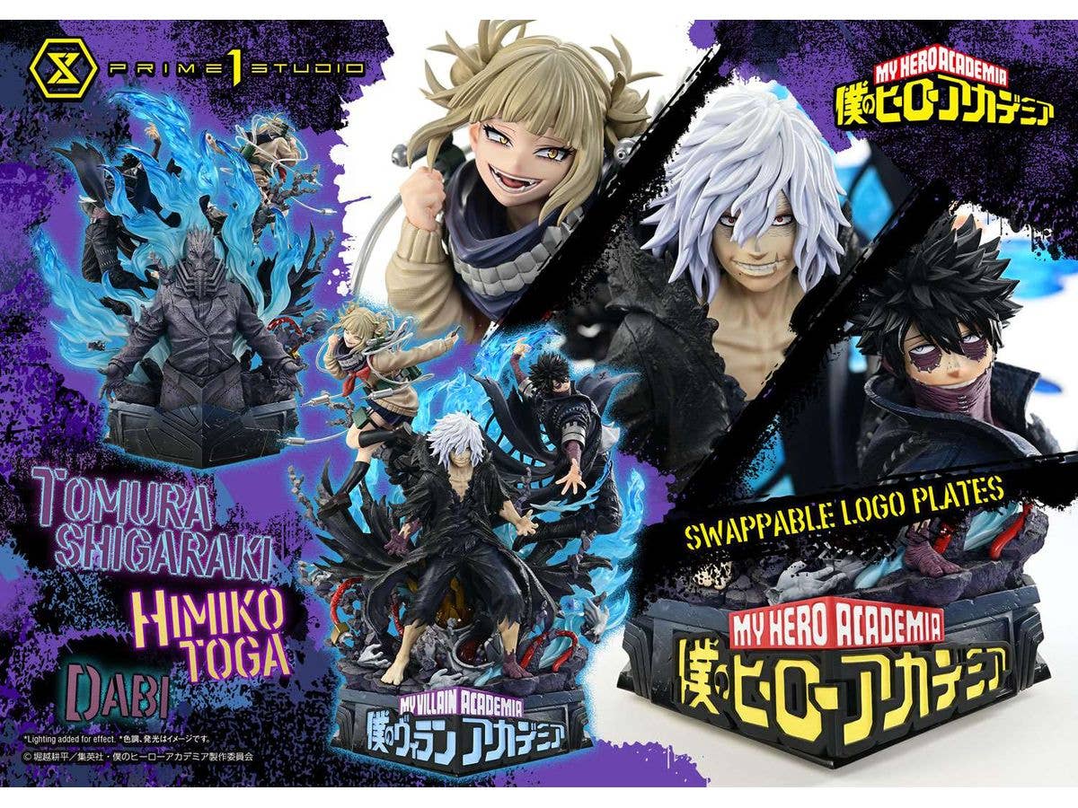 Prime 1 Studio Ultimate Premium Masterline My Hero Academia Tomura Tomura Shigaraki, Dabi, Himiko Toga | 4582647121073