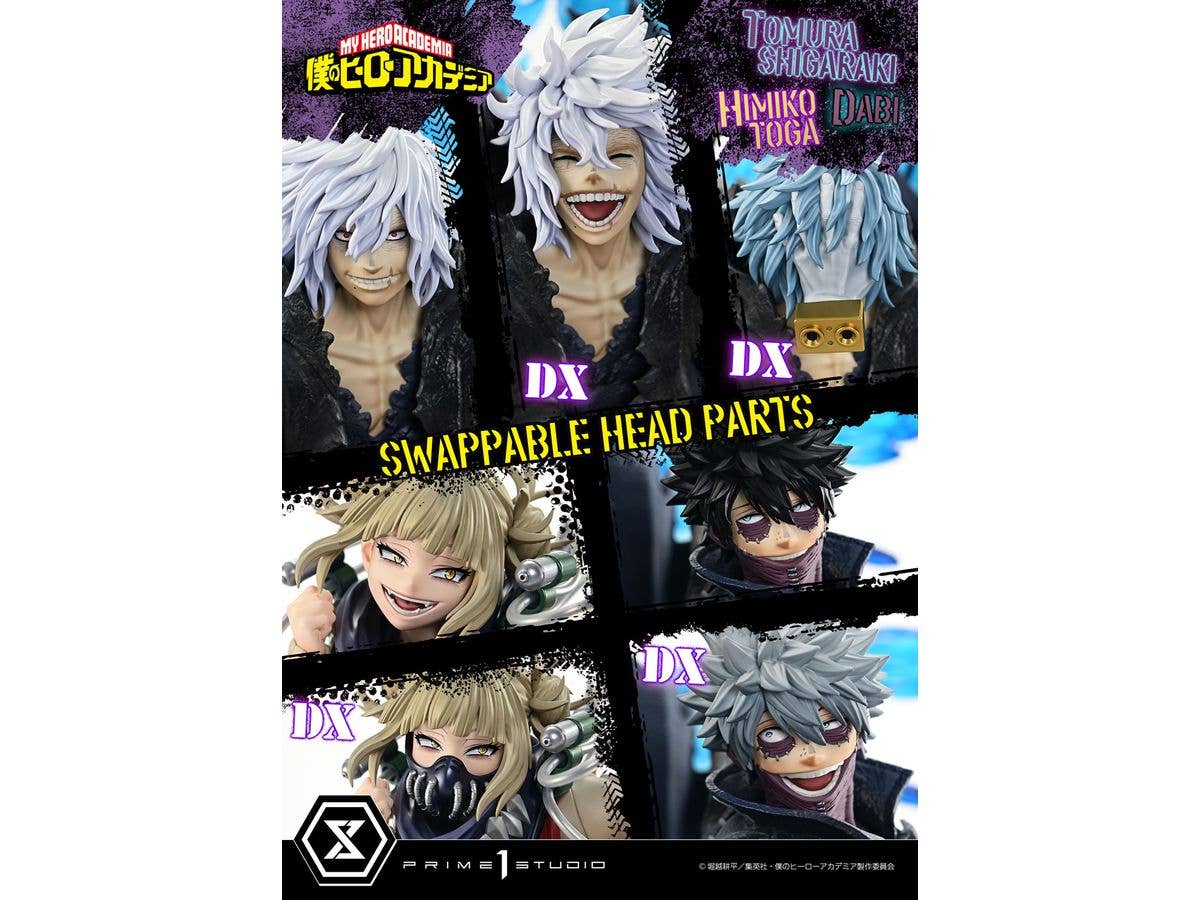 Prime 1 Studio Ultimate Premium Masterline My Hero Academia Tomura Shigaraki, Dabi, Himiko Toga Deluxe Version | 4582647121080