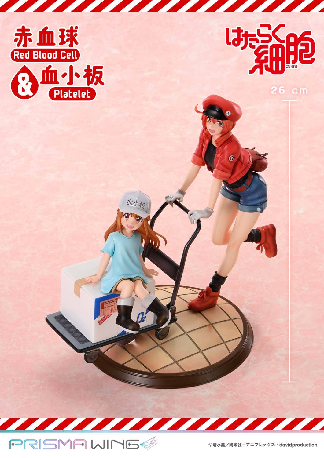 PRISMA WING Cells at Work Red Blood Cell & Platelet Non Scale Pre-Painted Figure | 4582647121172