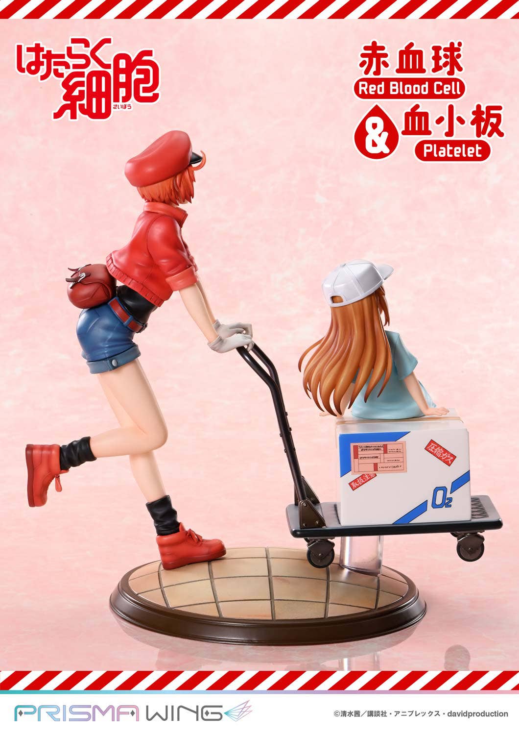 PRISMA WING Cells at Work Red Blood Cell & Platelet Non Scale Pre-Painted Figure | 4582647121172
