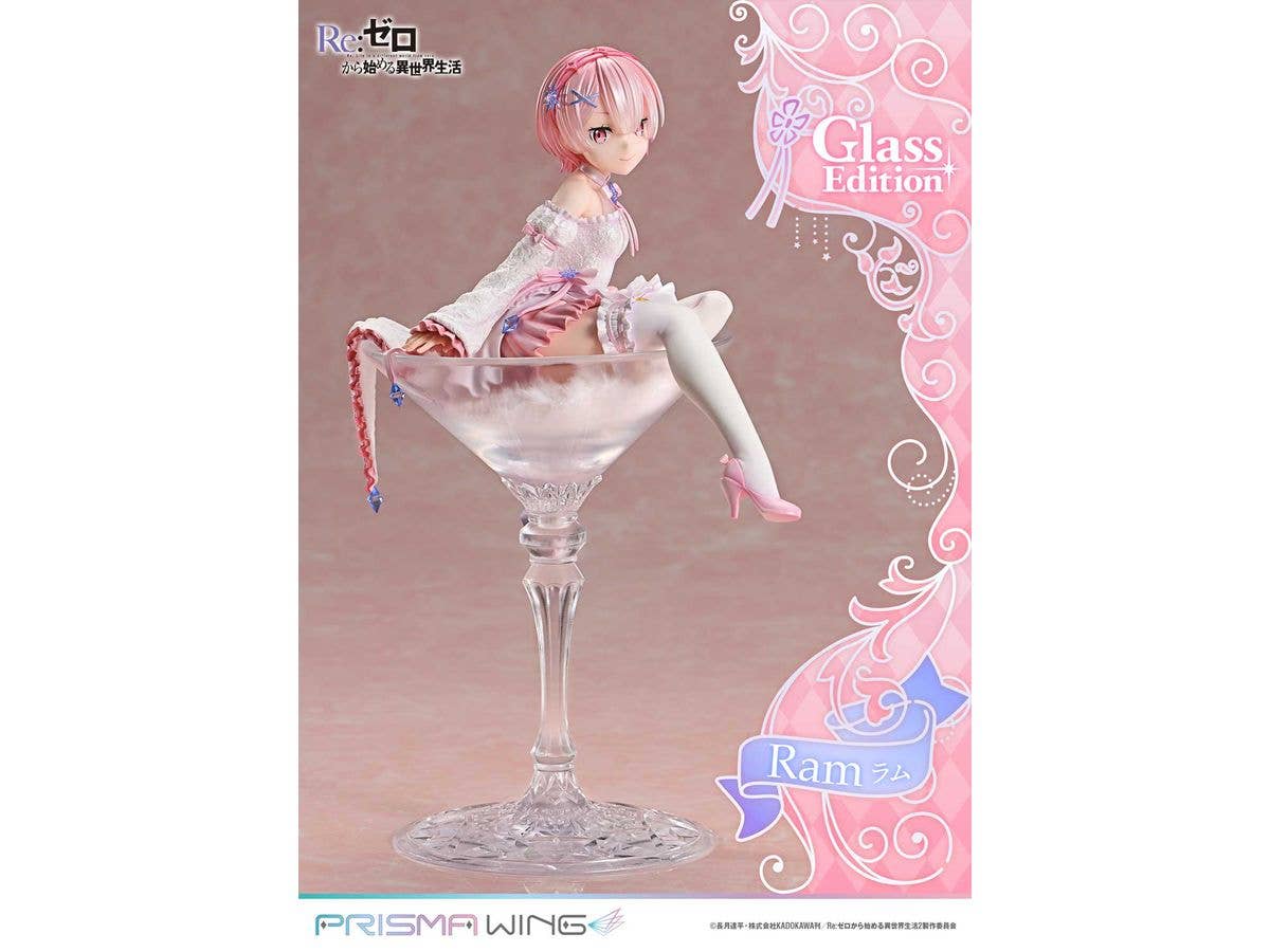Prime 1 Studio PRISMA WING Re:ZERO -Starting Life in Another World- Ram Glass Edition 1/7 Scale Pre-Painted Figure | 4582647121226