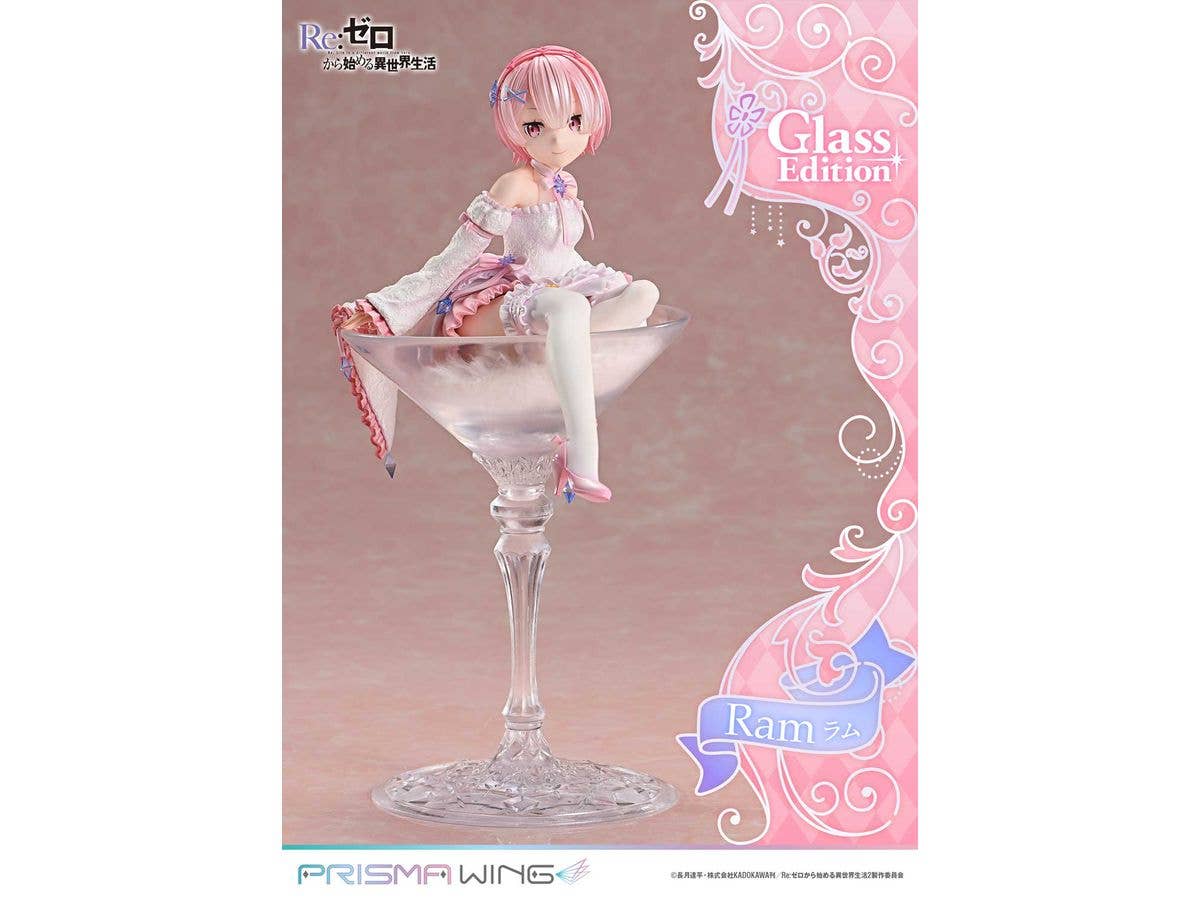 Prime 1 Studio PRISMA WING Re:ZERO -Starting Life in Another World- Ram Glass Edition 1/7 Scale Pre-Painted Figure | 4582647121226