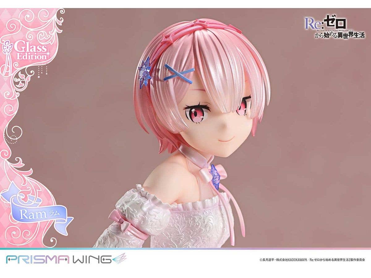 Prime 1 Studio PRISMA WING Re:ZERO -Starting Life in Another World- Ram Glass Edition 1/7 Scale Pre-Painted Figure | 4582647121226