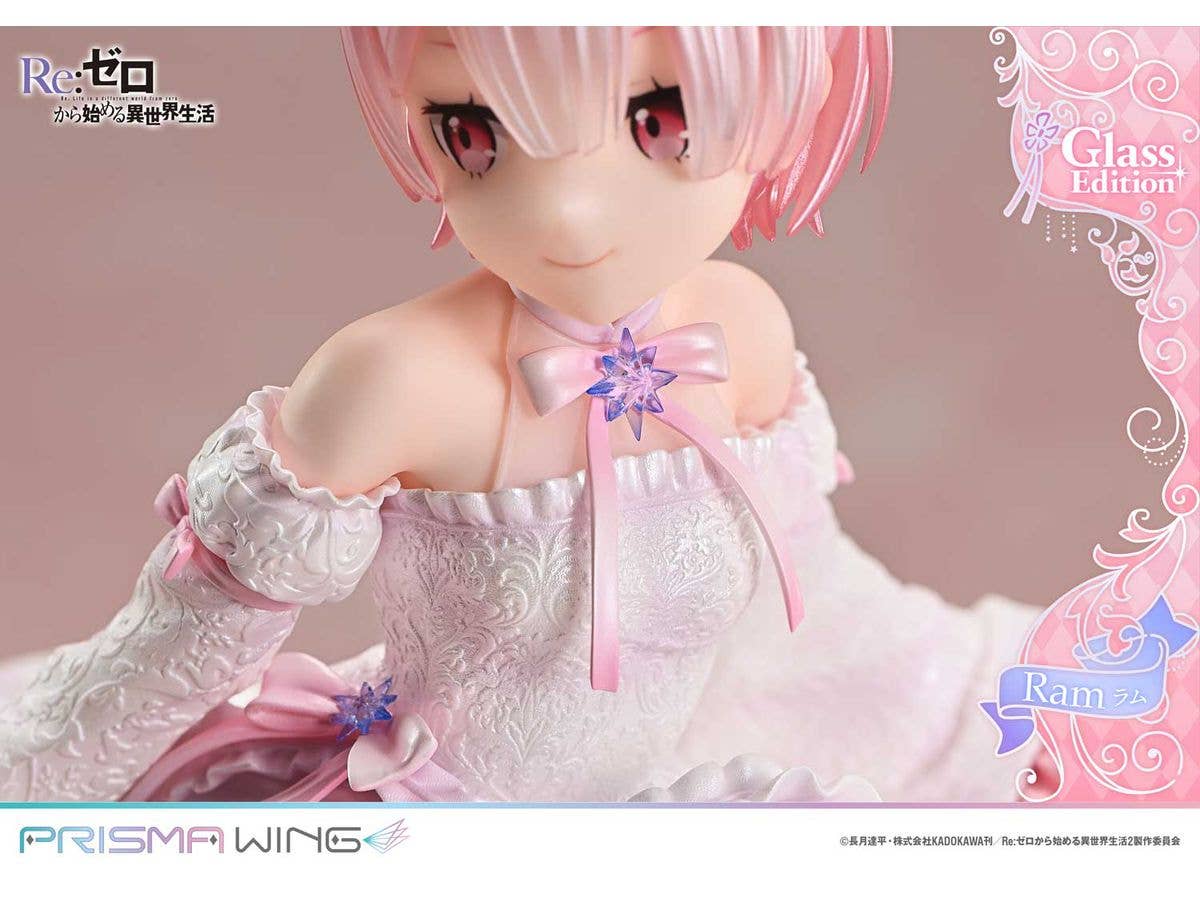 Prime 1 Studio PRISMA WING Re:ZERO -Starting Life in Another World- Ram Glass Edition 1/7 Scale Pre-Painted Figure | 4582647121226