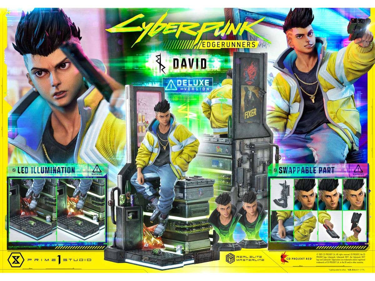 Prime 1 Studio Real Elite Masterline Cyberpunk: Edgerunners David Deluxe Version | 4582647121547