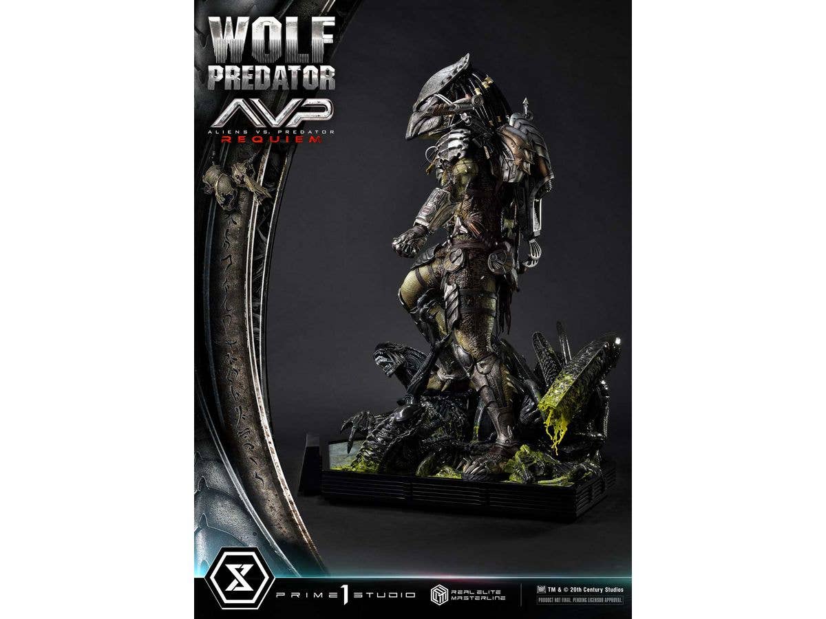 Prime 1 Studio Real Elite Masterline Aliens vs. Predator: Requiem Wolf Predator | 4582647121622