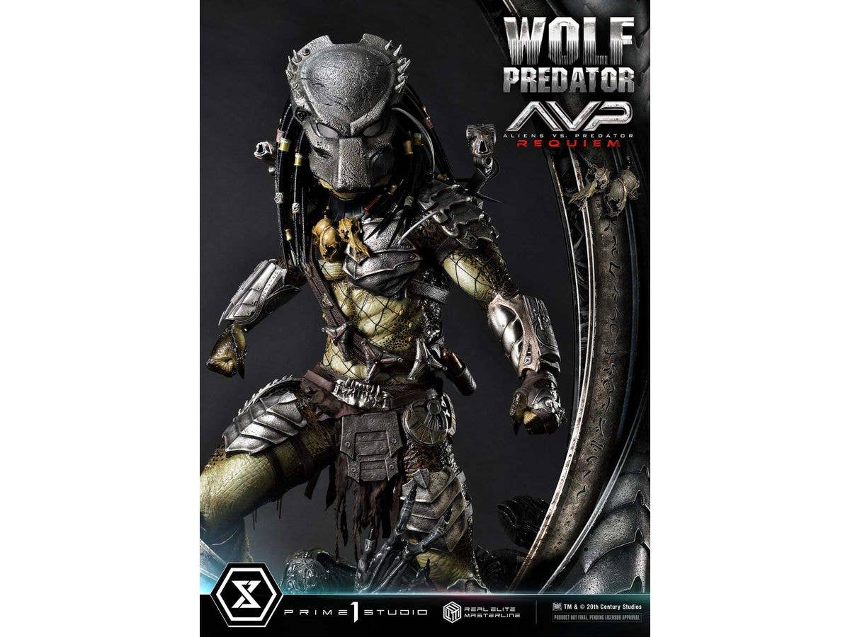 Prime 1 Studio Real Elite Masterline Aliens vs. Predator: Requiem Wolf Predator | 4582647121622