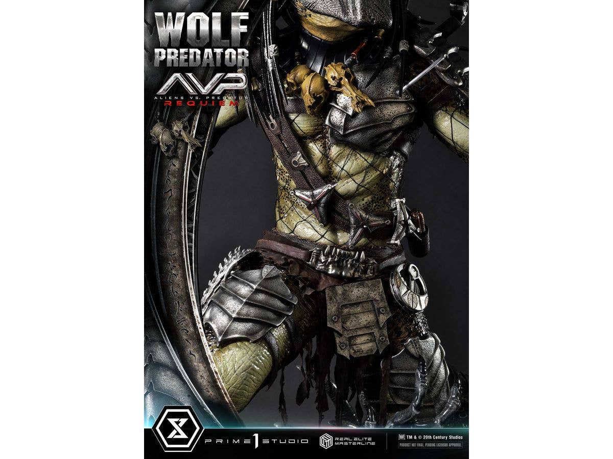 Prime 1 Studio Real Elite Masterline Aliens vs. Predator: Requiem Wolf Predator | 4582647121622
