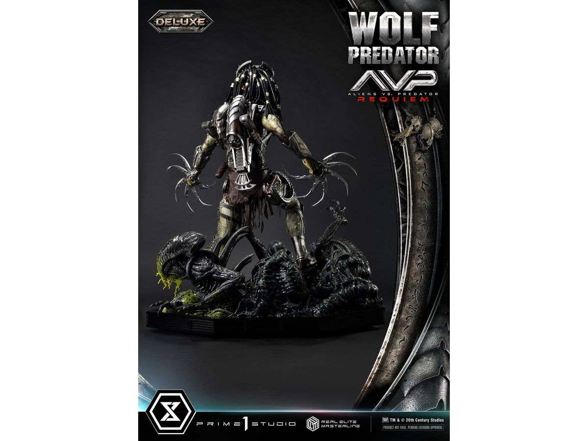 Prime 1 Studio Real Elite Masterline Aliens vs. Predator: Requiem Wolf Predator Deluxe Version | 4582647121639