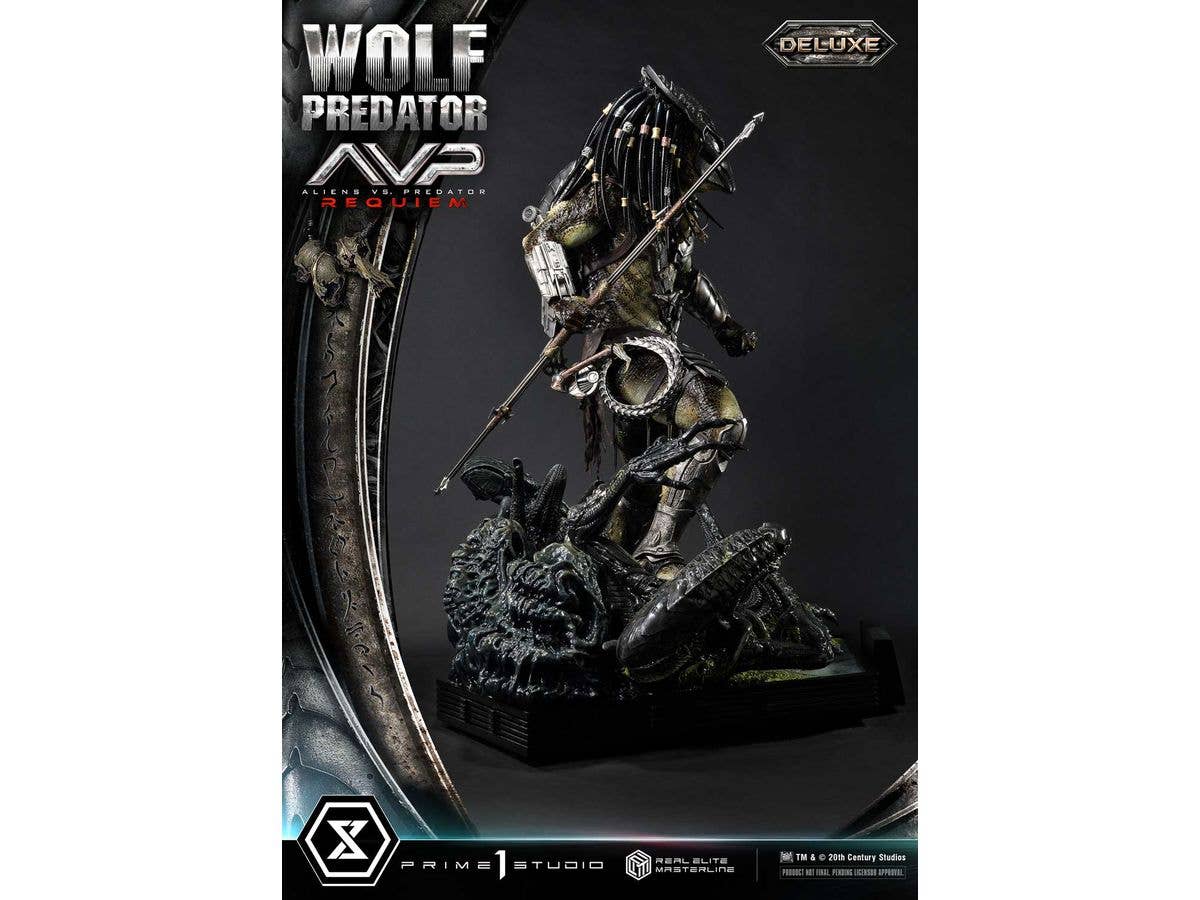 Prime 1 Studio Real Elite Masterline Aliens vs. Predator: Requiem Wolf Predator Deluxe Version | 4582647121639
