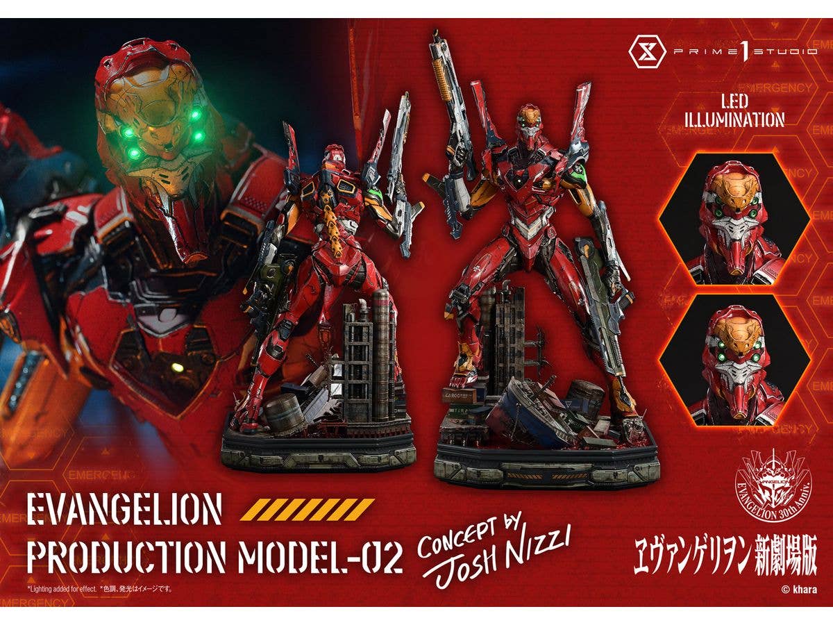 Prime 1 Studio Ultimate Diorama Masterline Evangelion Evangelion Production Model-02 (Concept by Josh Nizzi) | 4582647122087