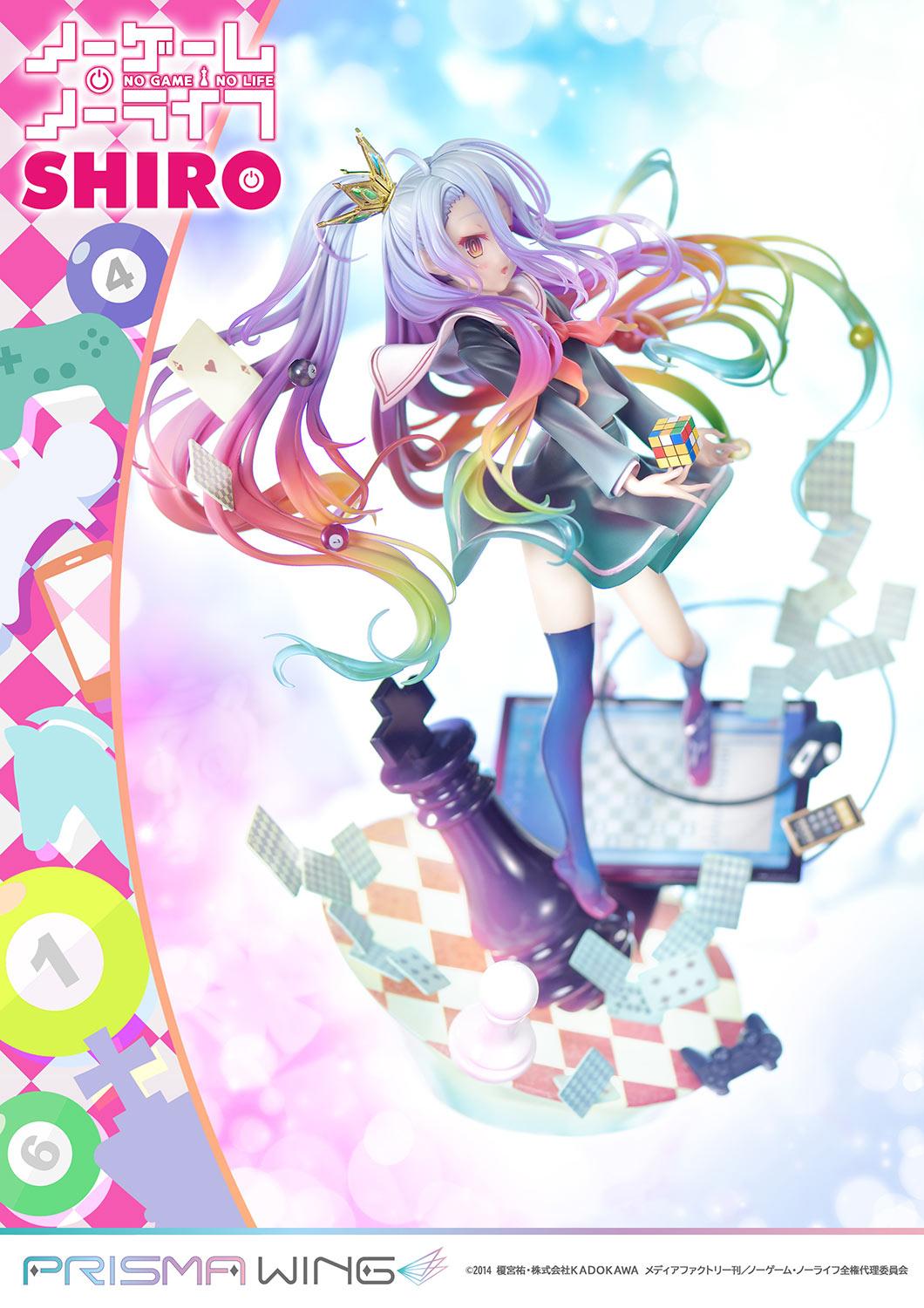 PRISMA WING NO GAME NO LIFE Shiro 1/7 Scale Pre-Painted Figure