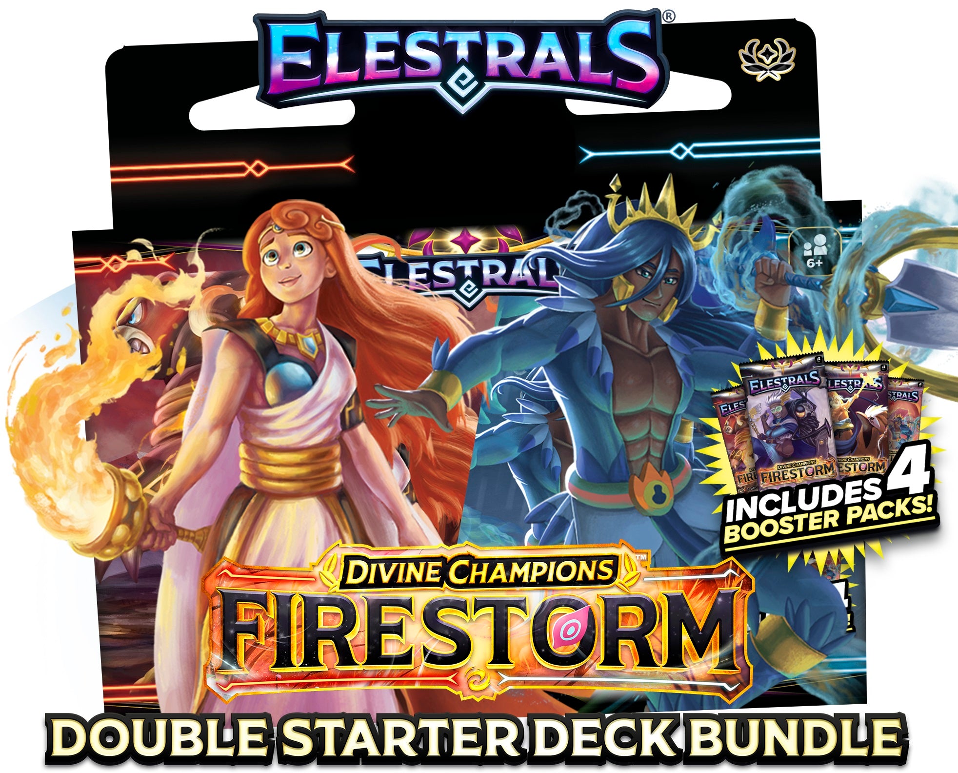 ELESTRALS FIRESTORM HESTIA VS. POSEIDON DOUBLE STARTER DECK BUNDLE | 810148651220