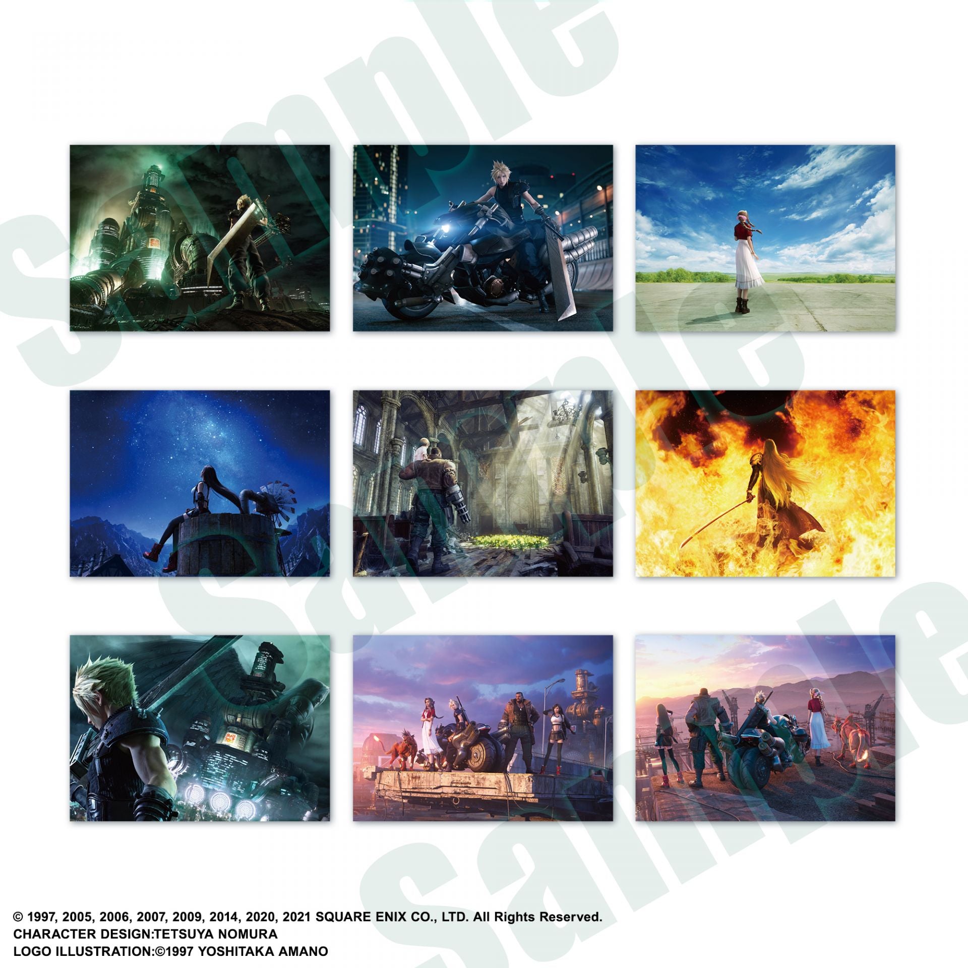 Final Fantasy TCG: Final Fantasy VII Anniversary Art Museum Digital Card Plus Display | 662248843896