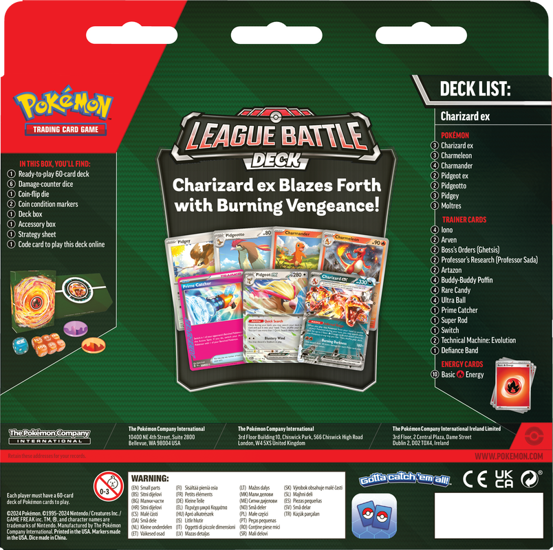 Pokemon TCG: Charizard ex League Battle Deck | 820650858833