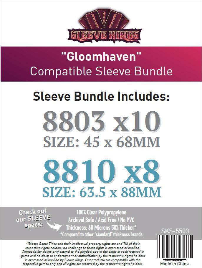 SK SLEEVE BUNDLE GLOOMHAVEN/FORGOTTEN CIRCLES | 080149928625