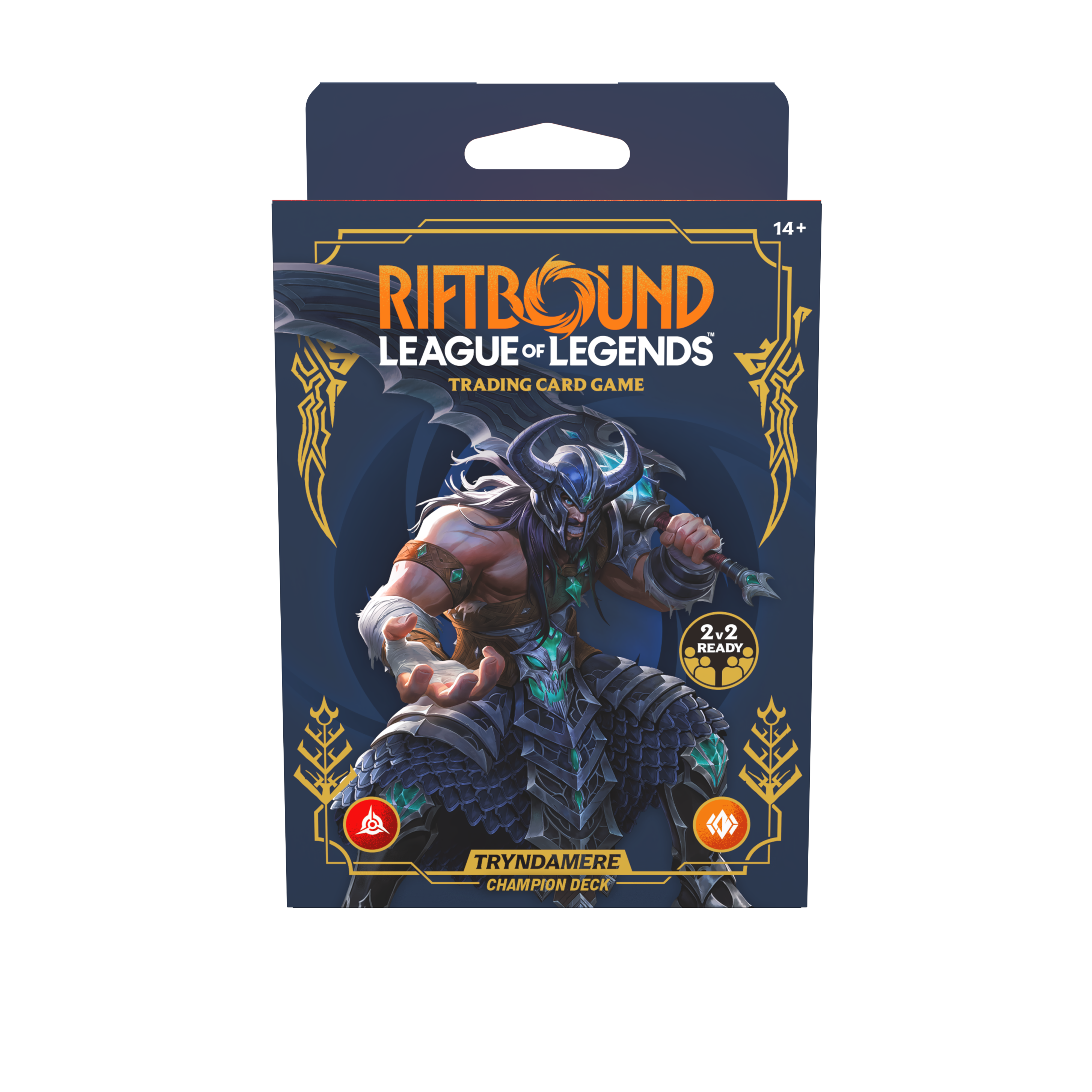 RIFTBOUND LEAGUE OF LEGENDS TCG LEGACY CHAMPION DECK 4CT DISPLAY