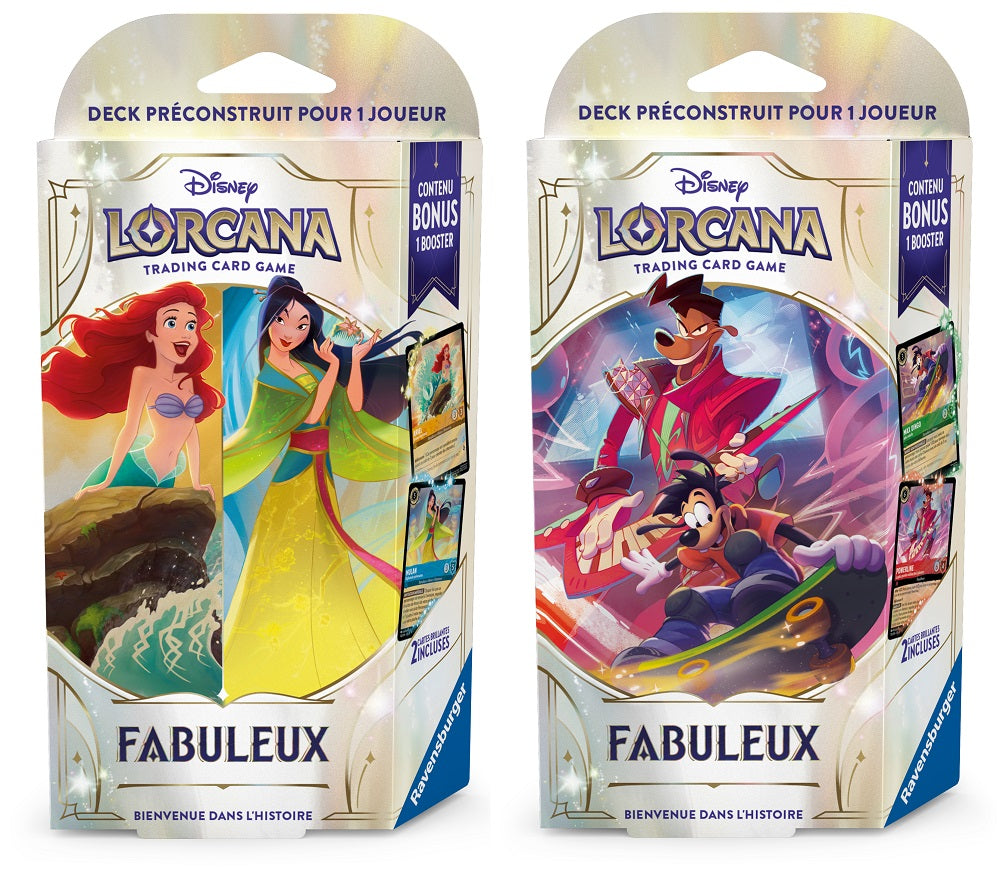 DISNEY LORCANA FRENCH SET 9 FABLED STARTER DISPLAY 8CT | 4050368986344