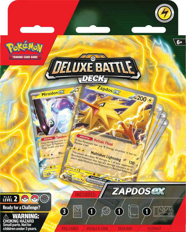POKEMON DELUXE BATTLE DECKS NINETALES/ZAPDOS EX (6 | 820650856006