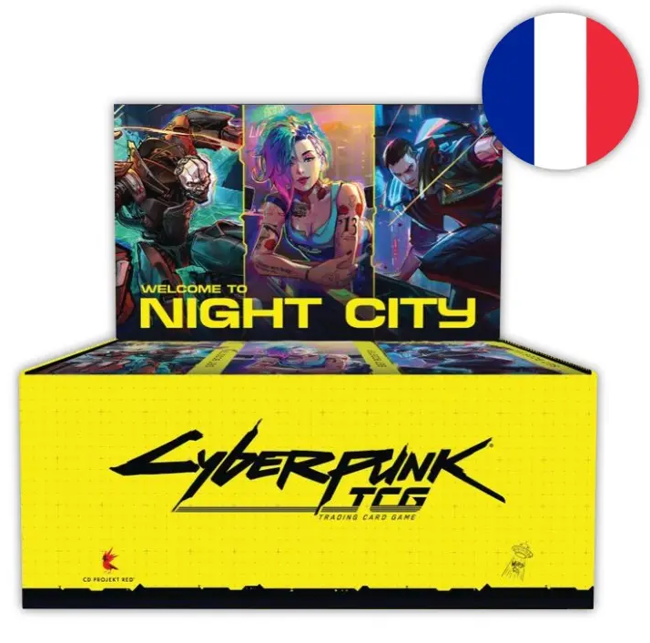 CYBERPUNK TCG: FRENCH RETAIL BOOSTER DISPLAY
