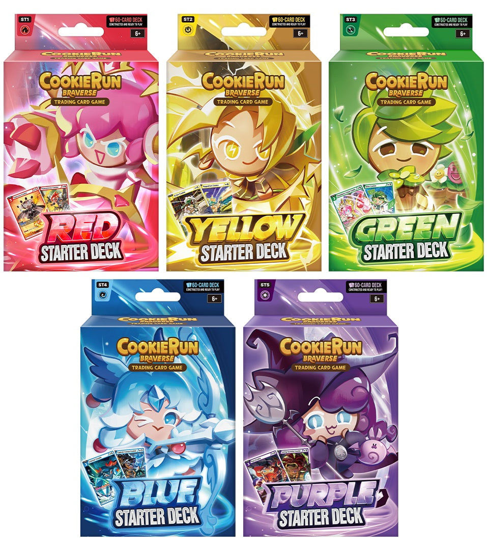 COOKIERUN TCG SET 1 BRAVE BEGINNING STARTER DECK 5CT ASSORTMENT | 8809454056074