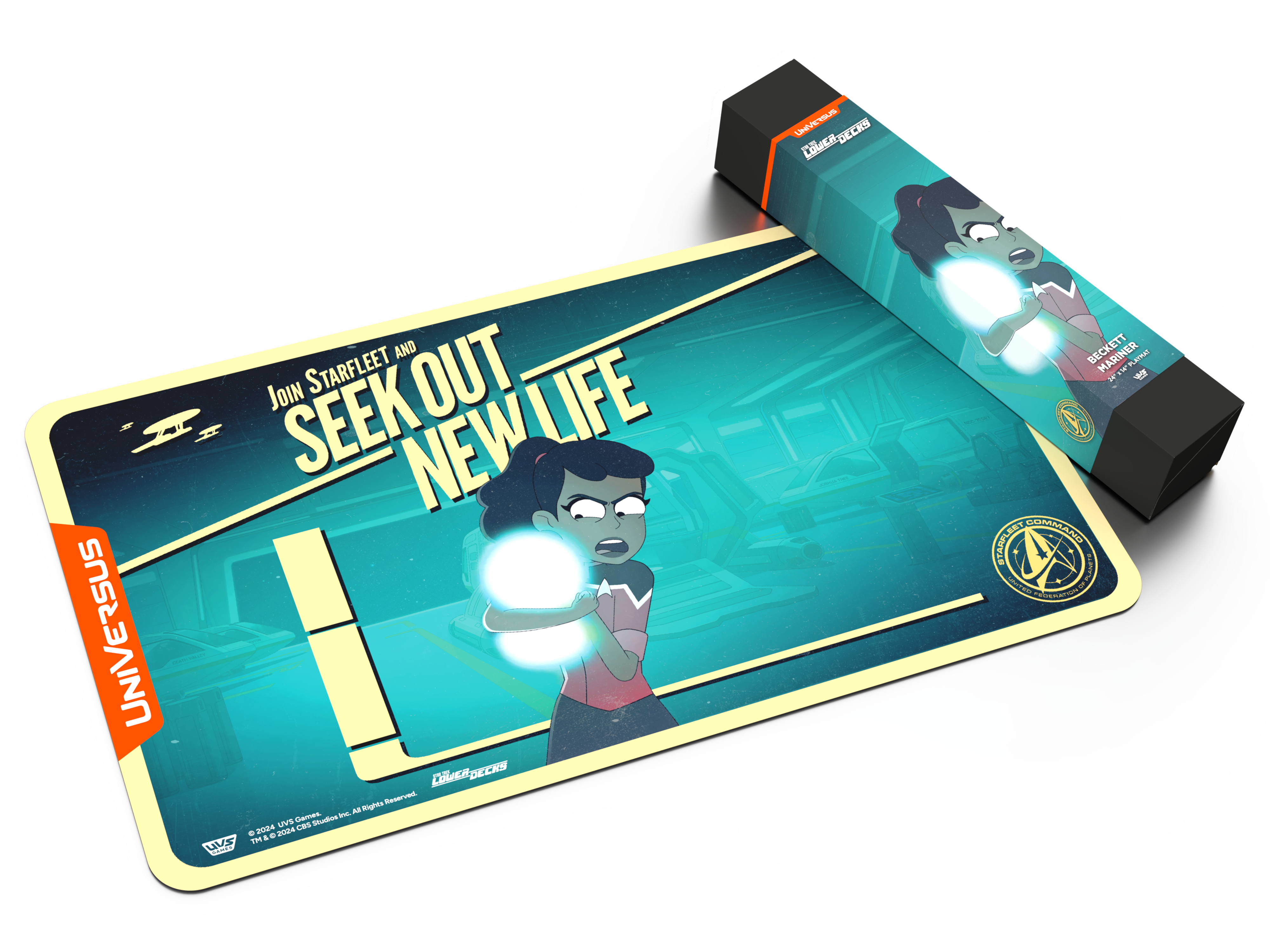 Universus CCG: Star Trek Lower Decks Challenger Series- Mariner Playmat | 810155271916
