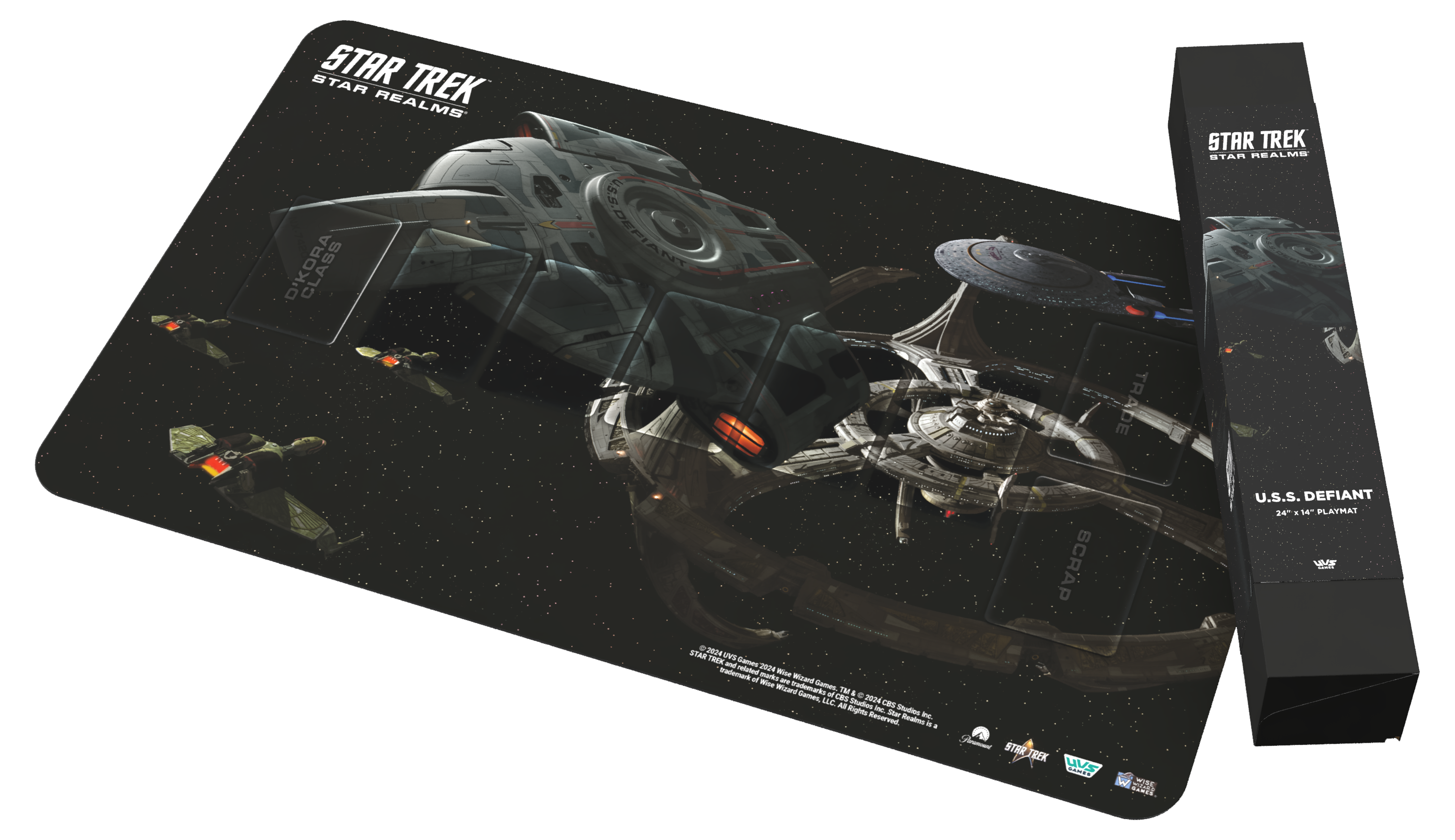 Star Trek: Star Realms- U.S.S. Defiant Playmat | 810155271671