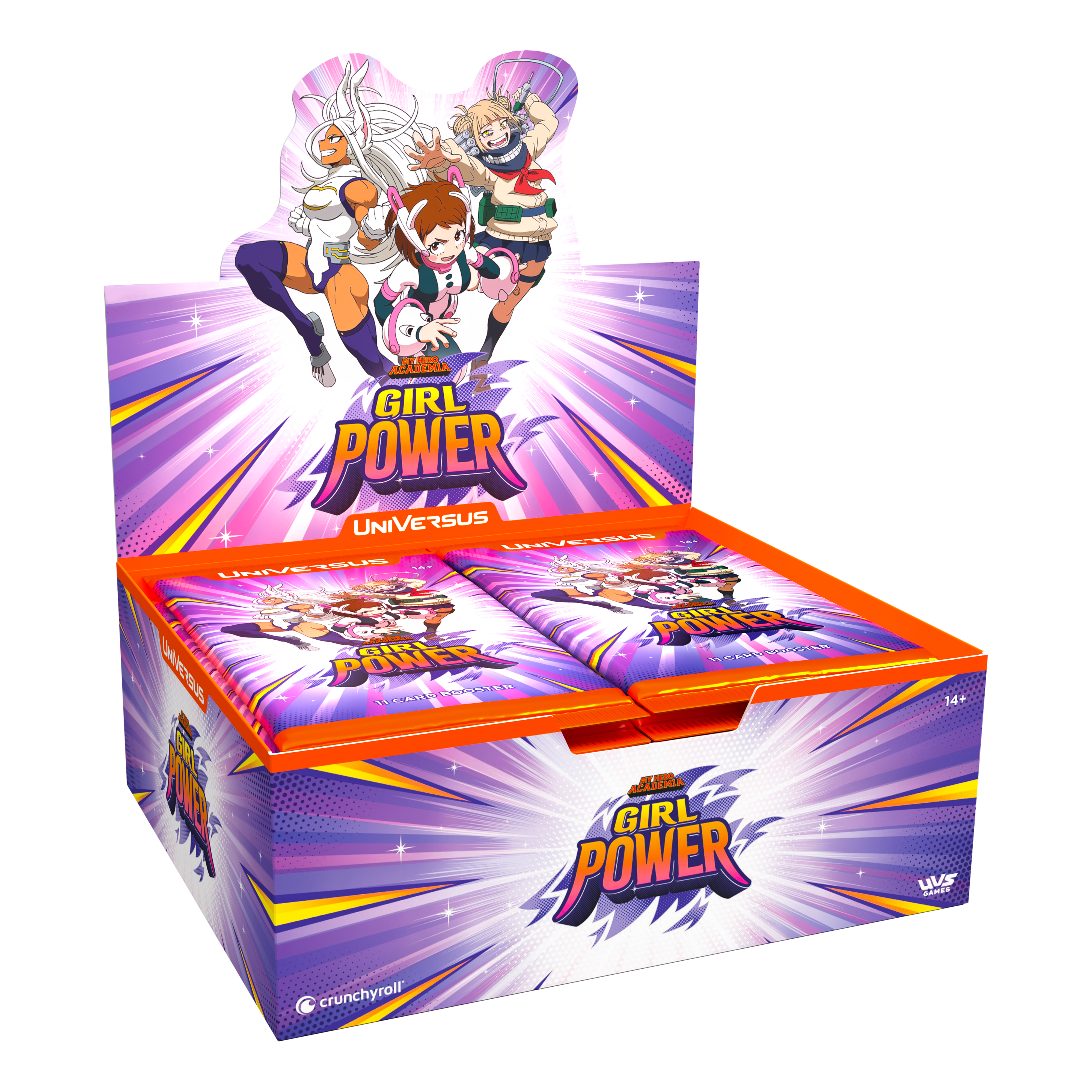 UniVersus CCG: Set 7- My Hero Academia Girl Power Booster Display | 810155270018
