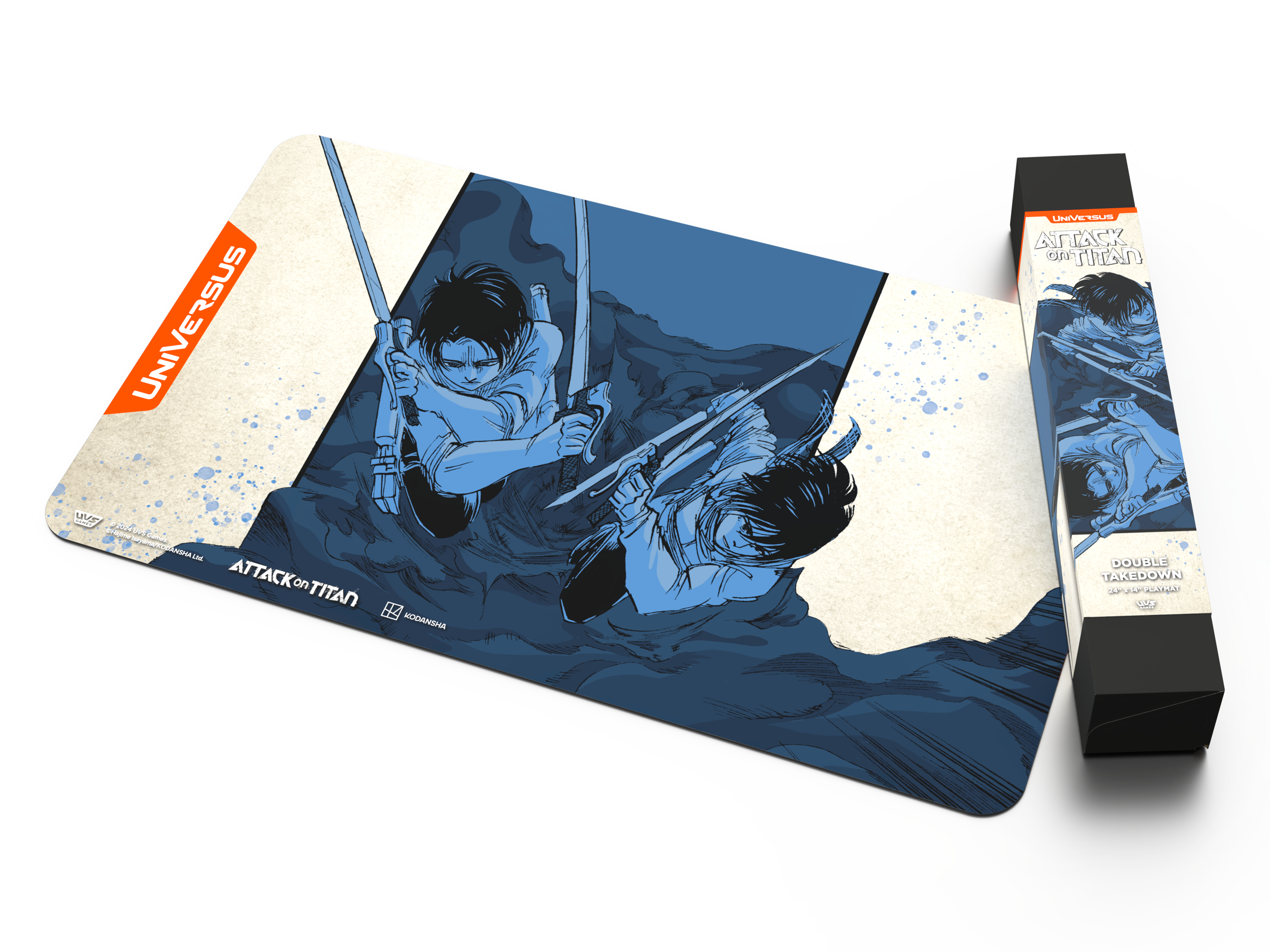 UniVersus CCG: Attack on Titan Origins of Power- Double Takedown Playmat | 810155271510