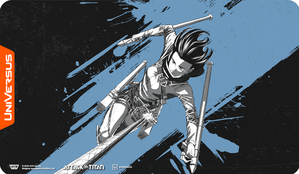 UniVersus CCG: Attack on Titan Apocalypse- Hizuru’s Hope (Mikasa Ackerman) Playmat | 810155272111