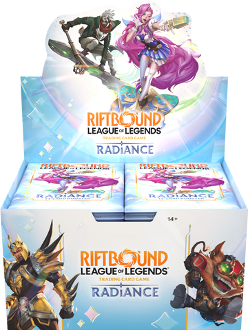 RIFTBOUND LEAGUE OF LEGENDS TCG RADIANCE BOOSTER DISPLAY | 810155276201