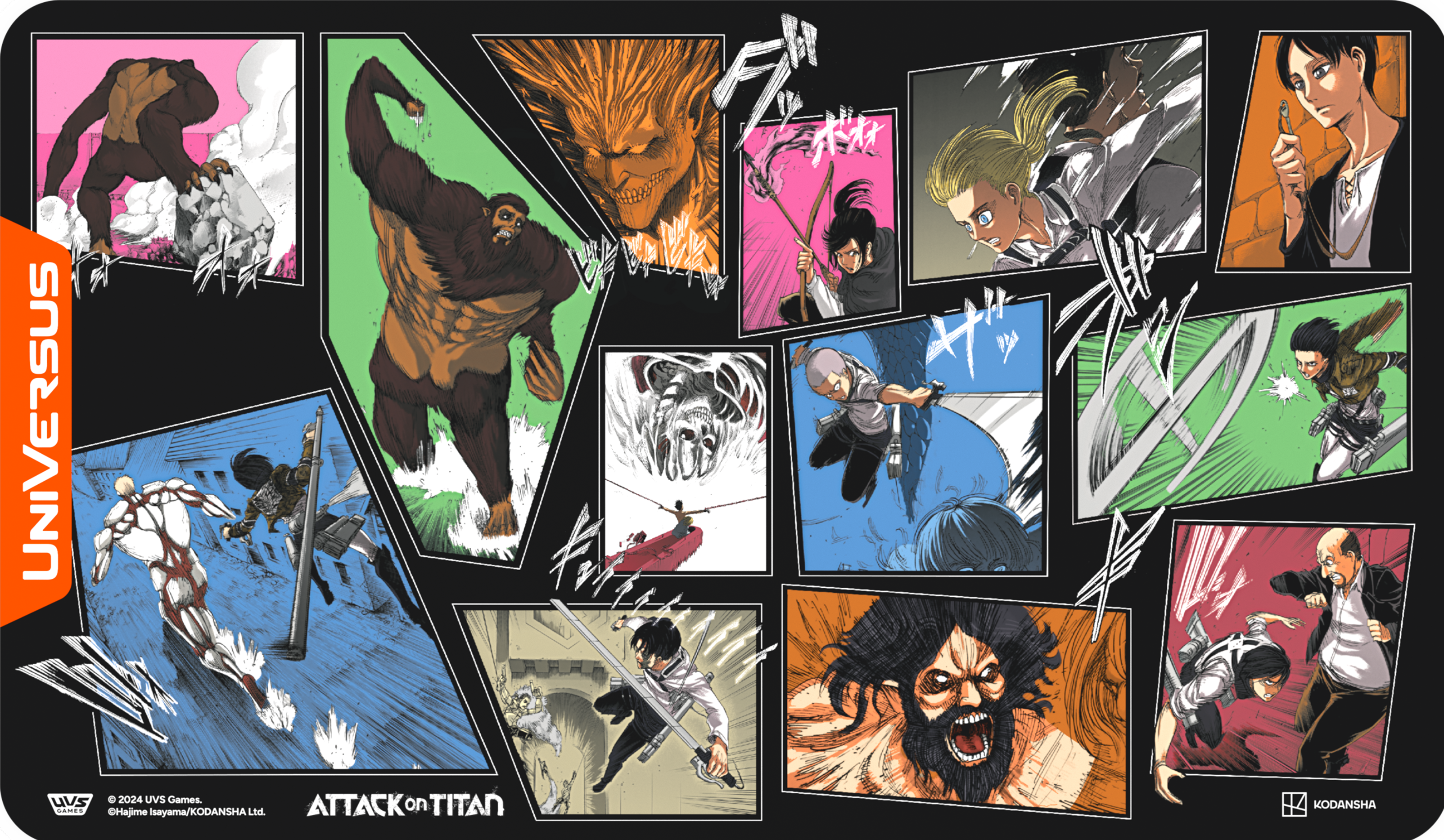 UniVersus CCG: Attack on Titan Origins of Power- The Second Act Playmat | 810155271480
