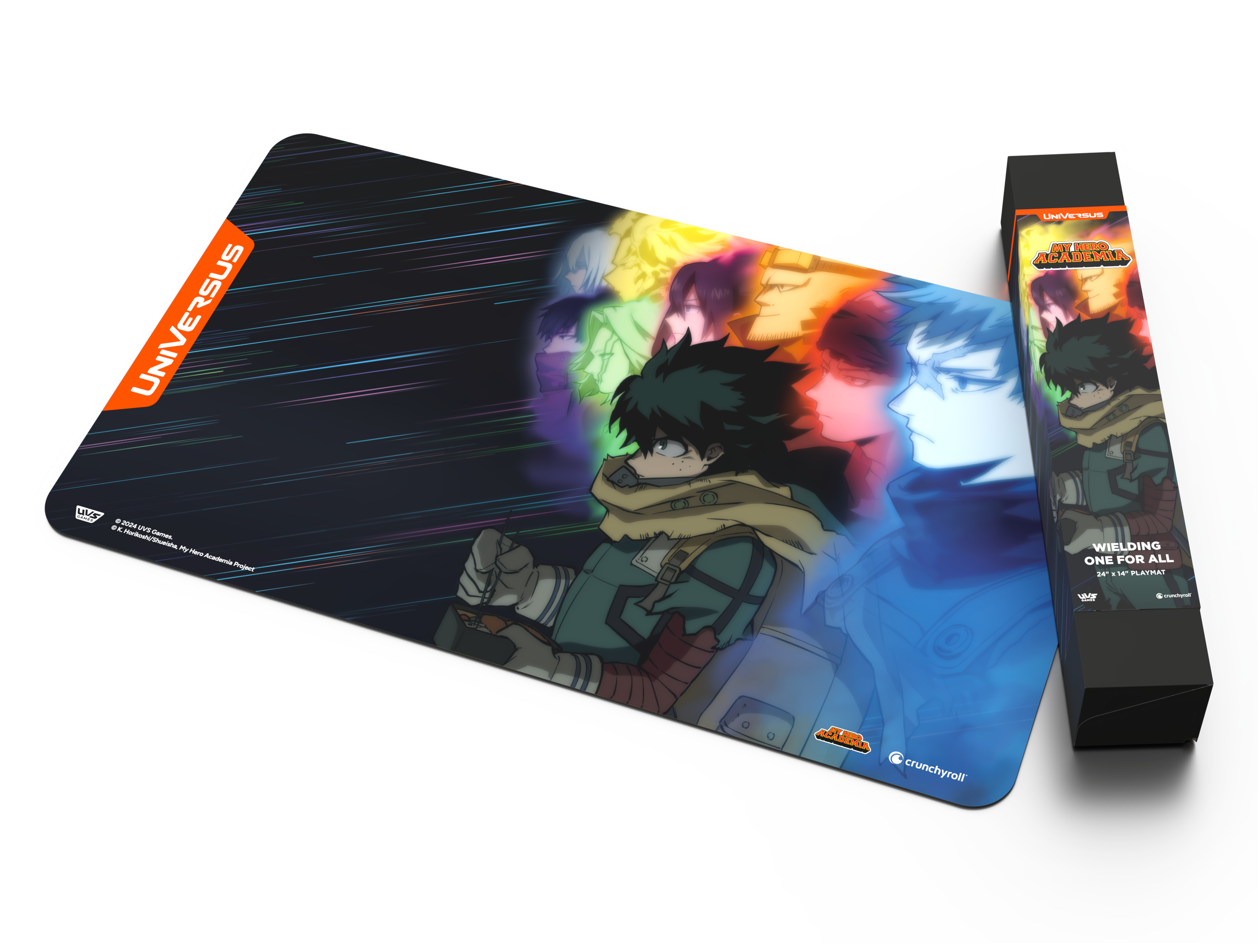 UniVersus CCG: My Hero Academia Dark Hero Arc Challenger Series- Wielding One for All Playmat | 810155271251