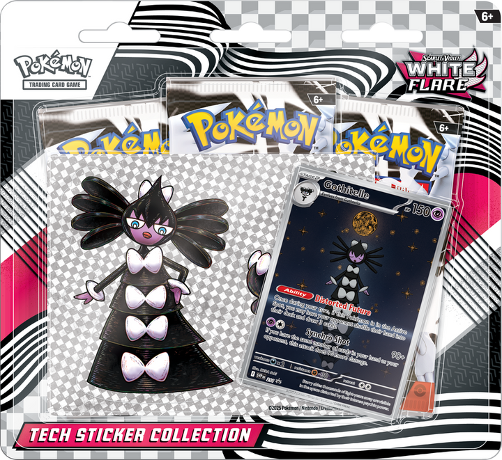 POKEMON SV10.5 WHITE FLARE TECH STICKER COLLECTION | 196214129269